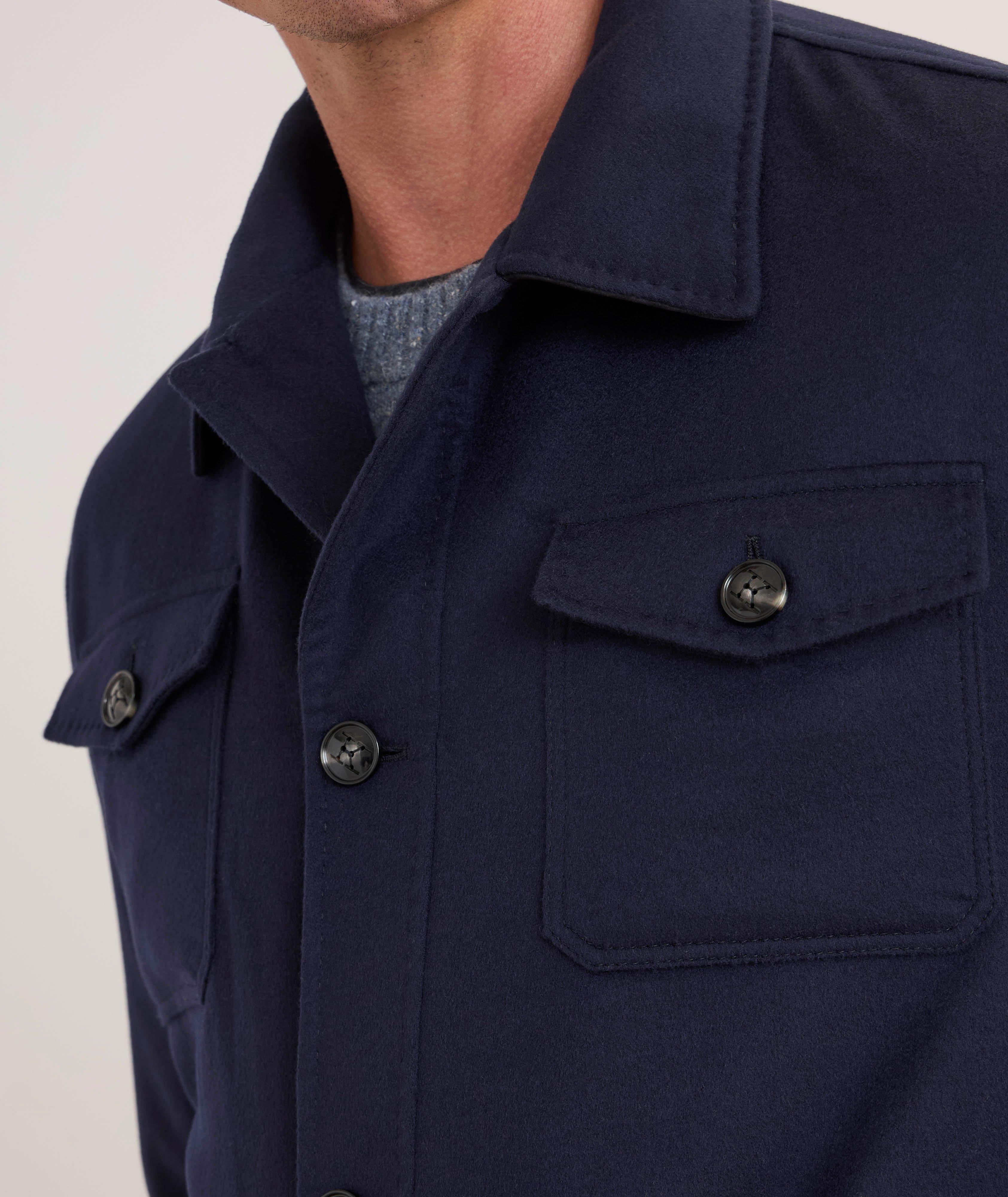 Veste-chemise en cachemire image 3