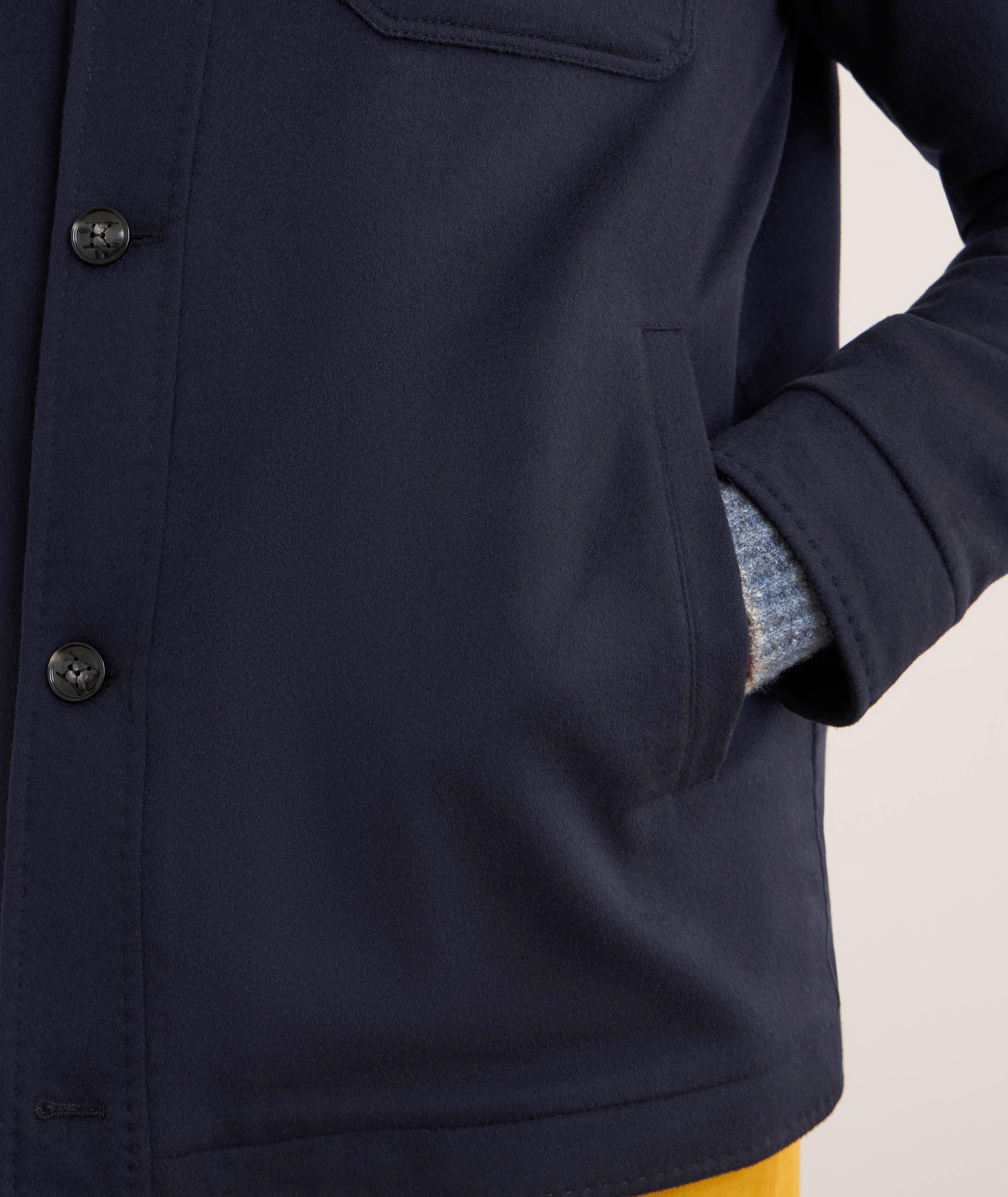 Veste-chemise en cachemire image 4