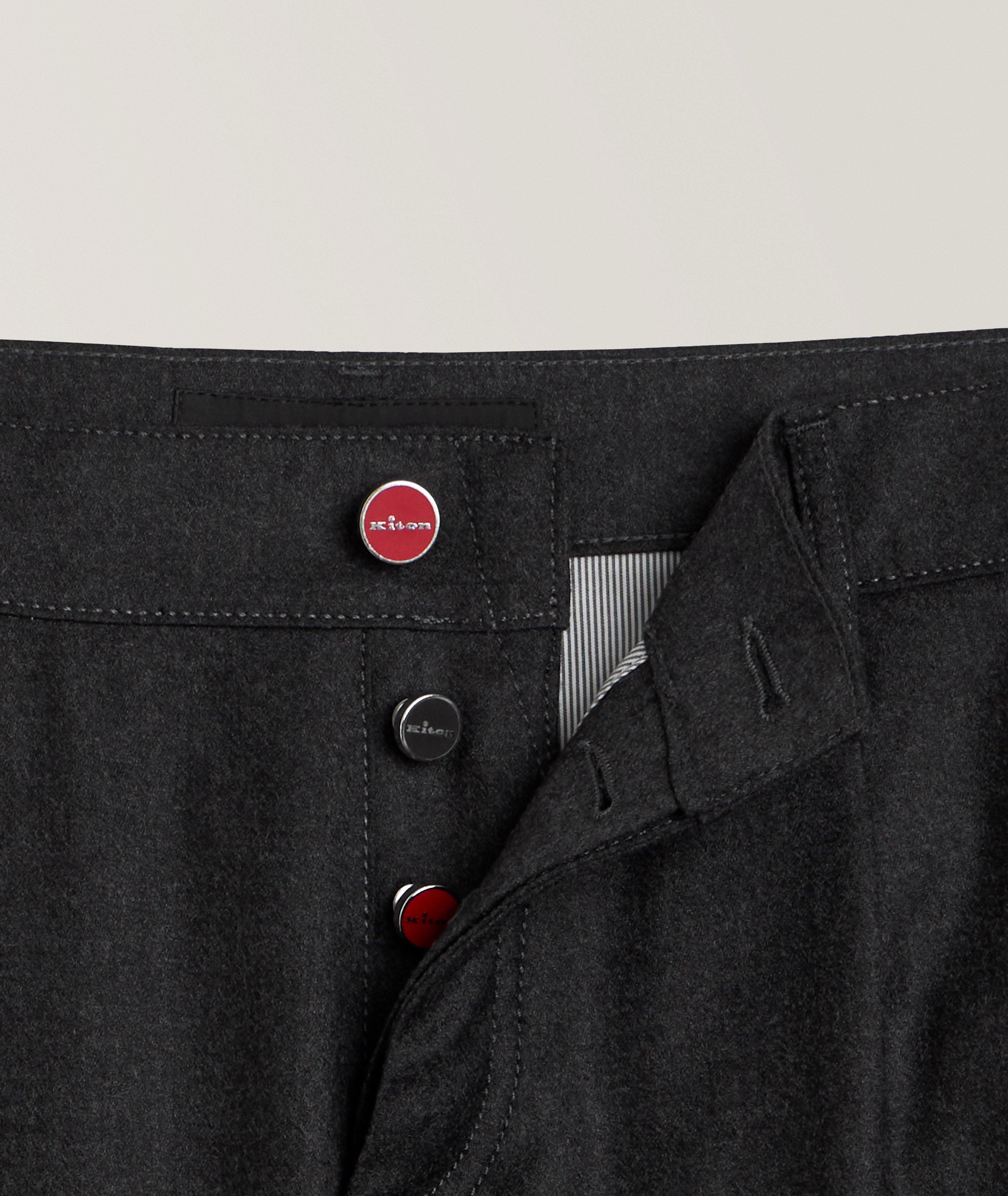 Wool-Cashmere Dart Flat Front Pants image 6