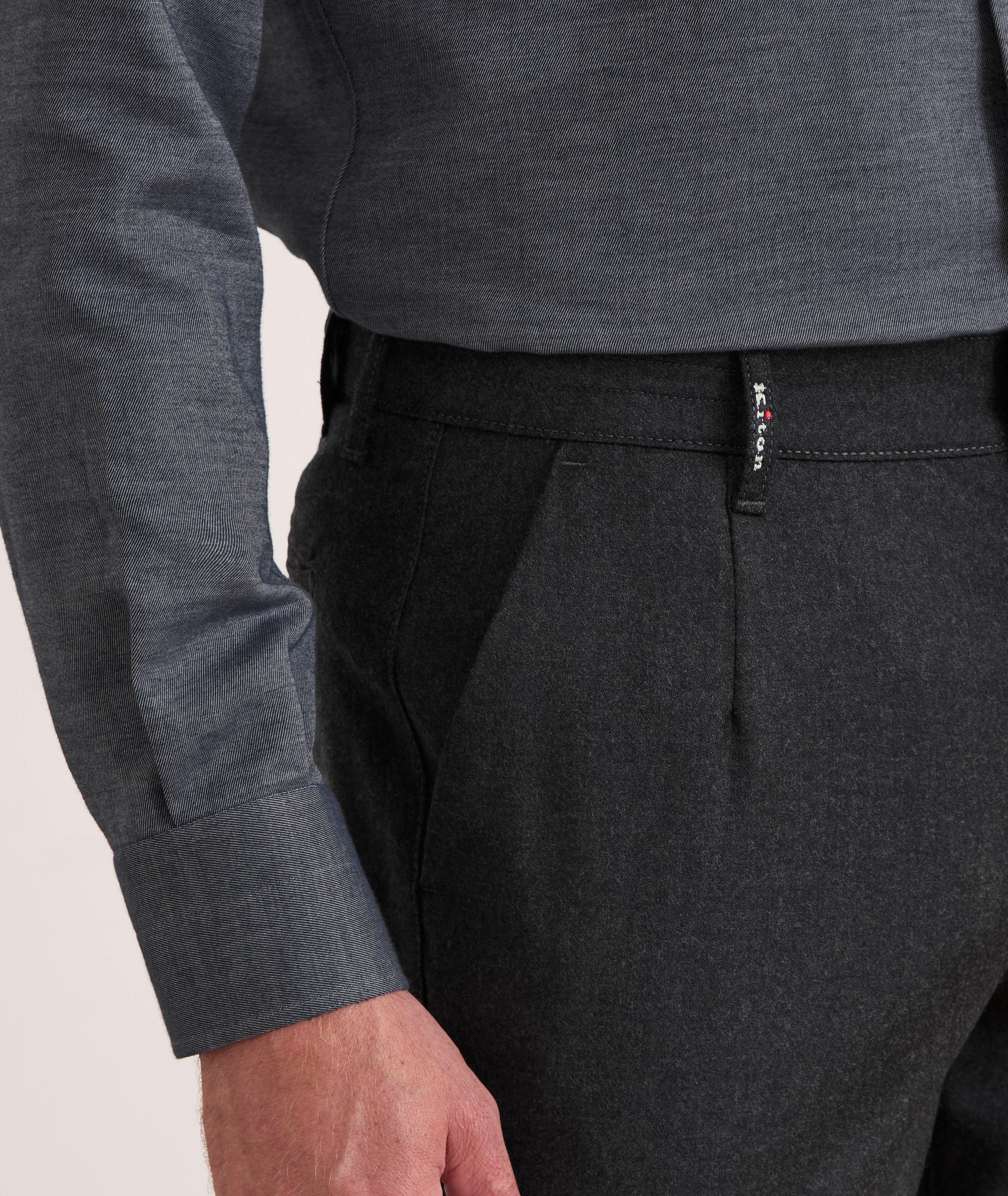 Wool-Cashmere Dart Flat Front Pants image 3