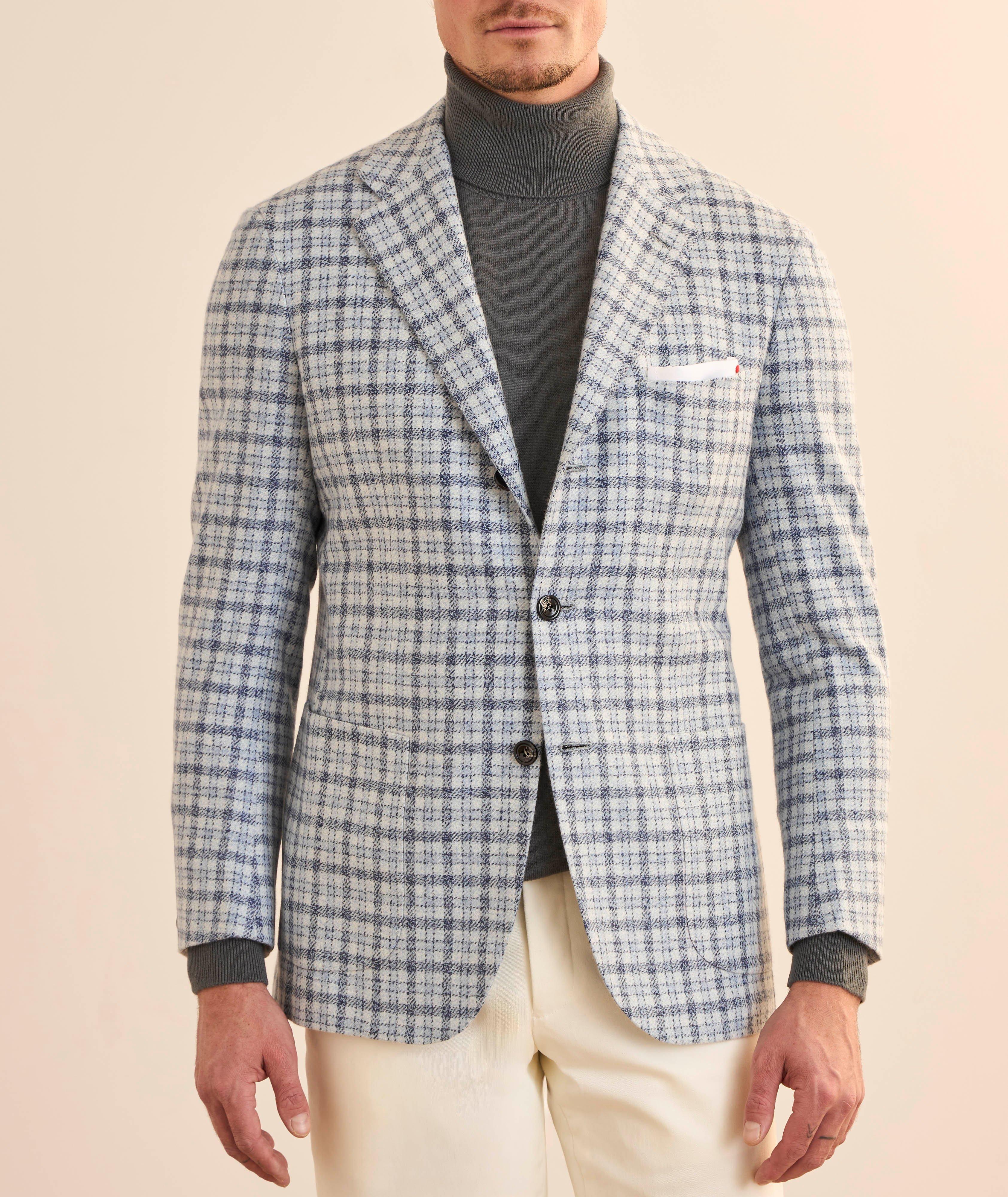 Checked Cashmere Sport Jacket image 1