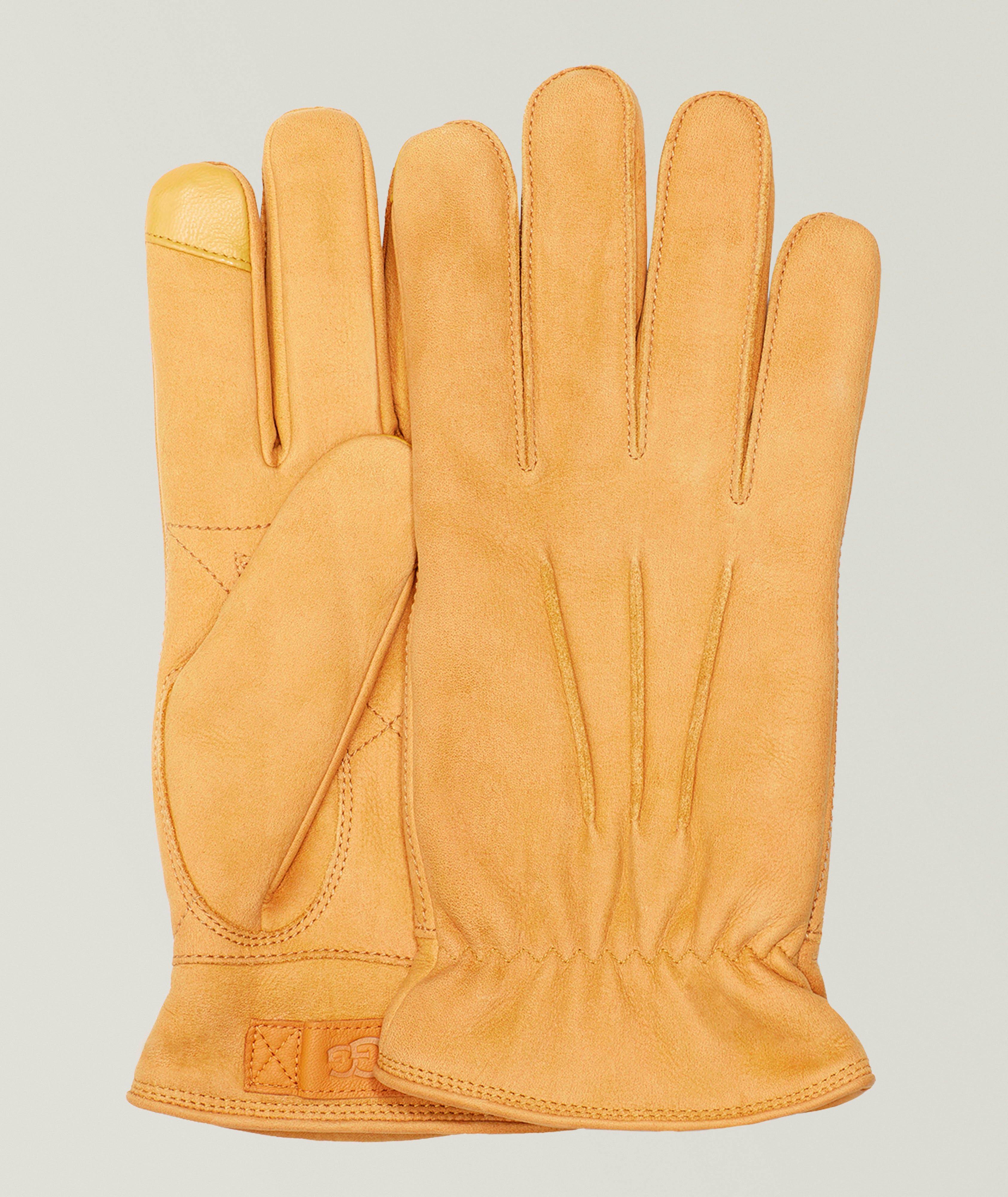 Gants en cuir à trois surpiqures image 1