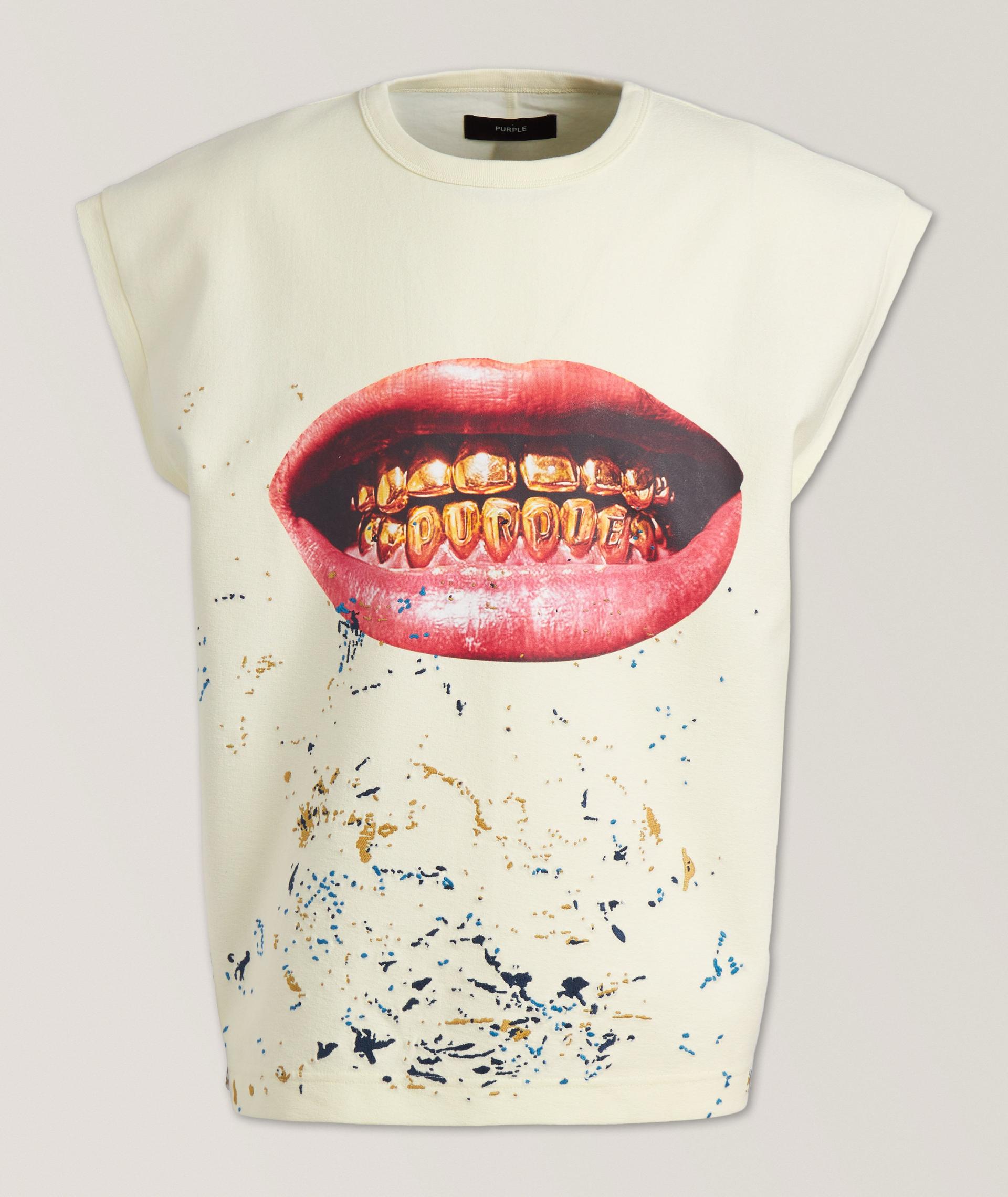 Smile Paint Splatter Tank Top image 0