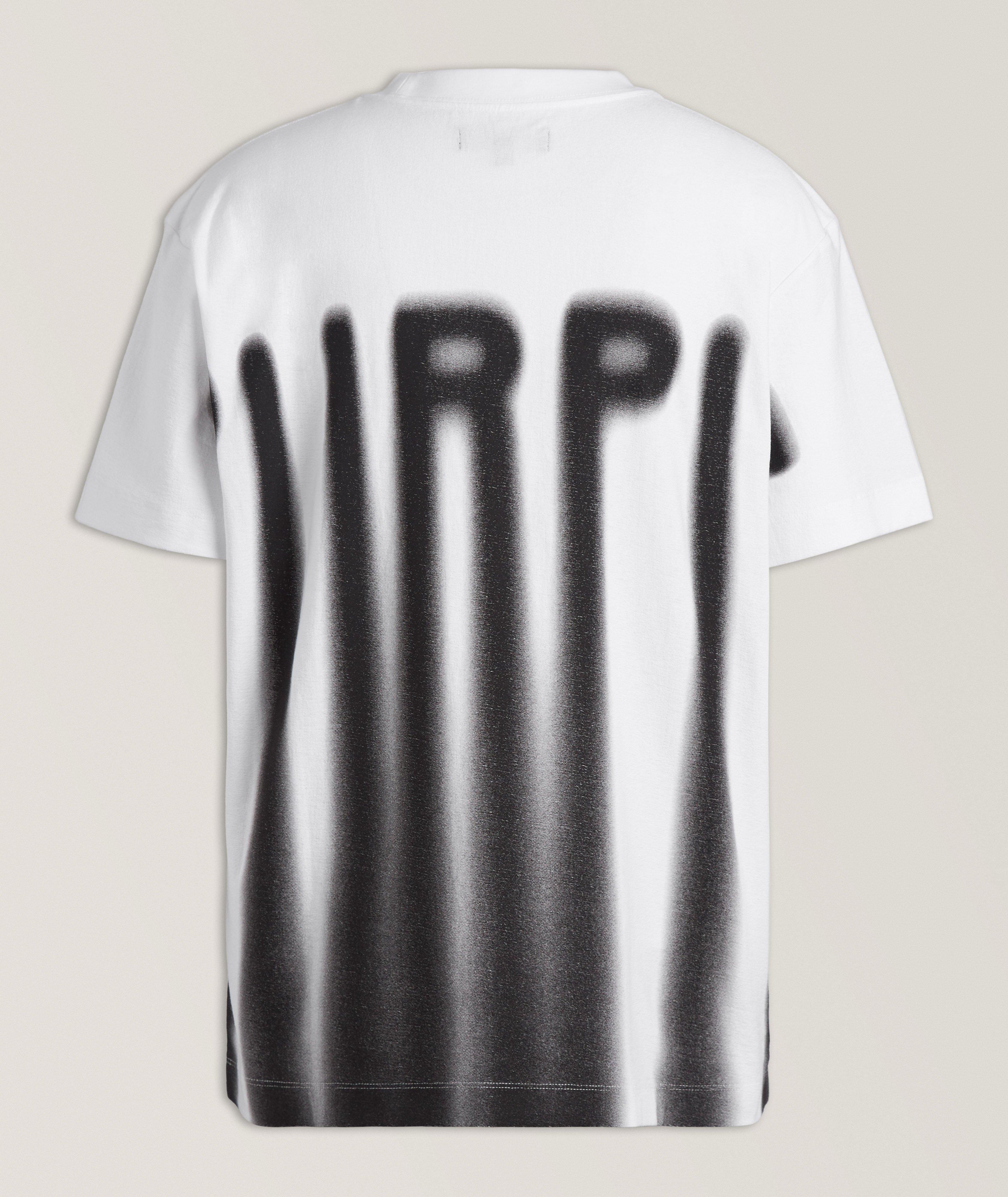 T-shirt en coton avec logo flou image 1