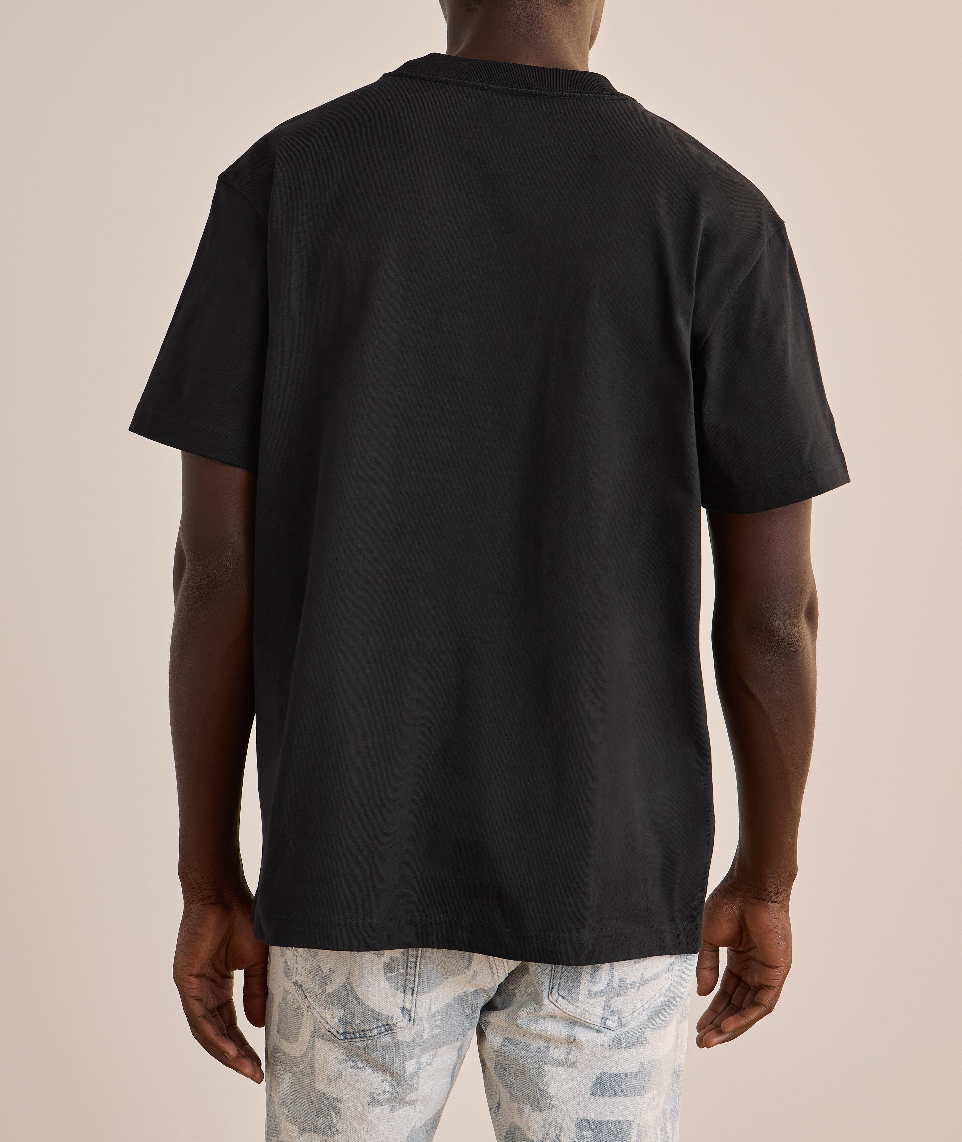 T-shirt en coton avec logo arqué image 2