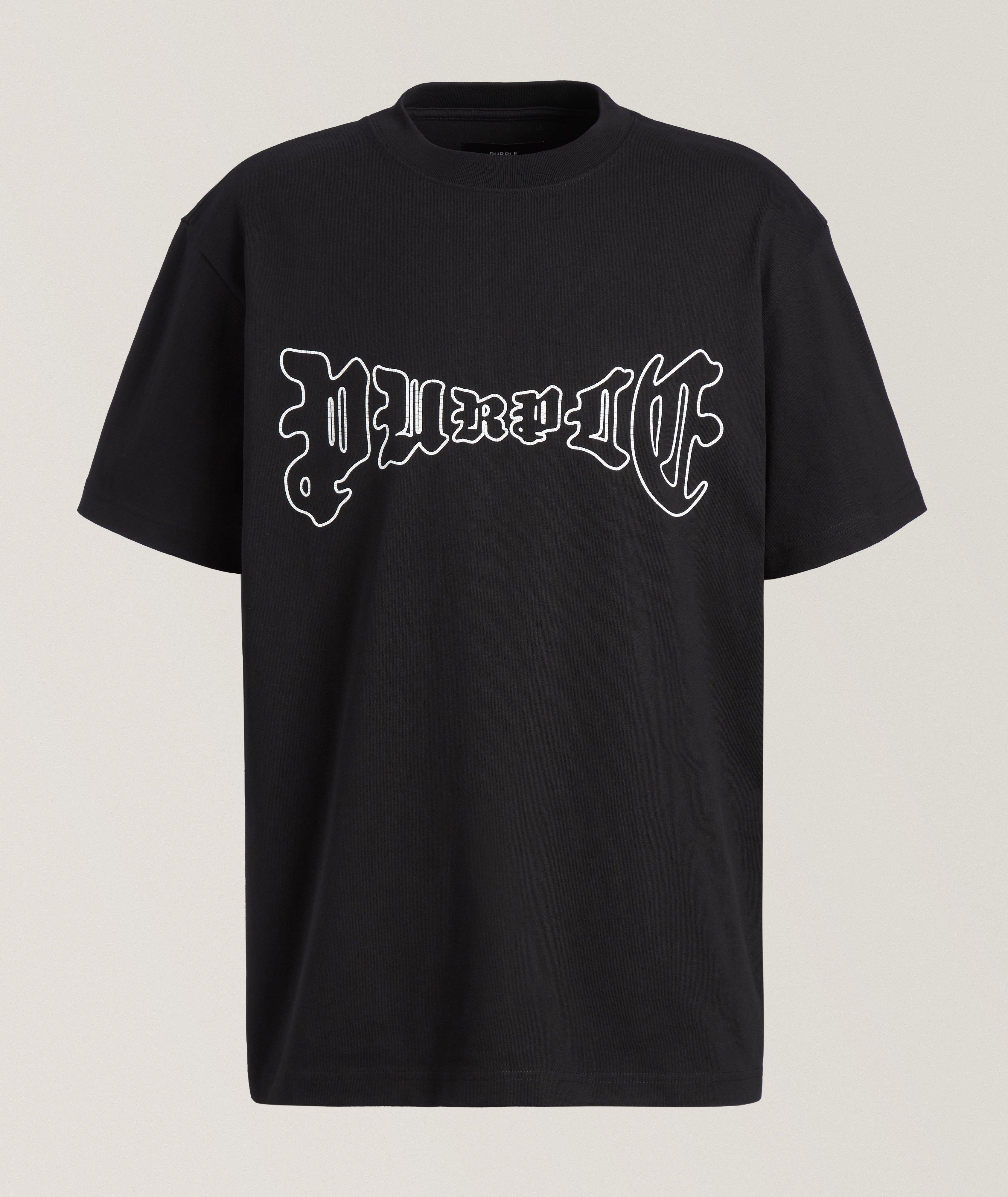 T-shirt en coton avec logo arqué image 0
