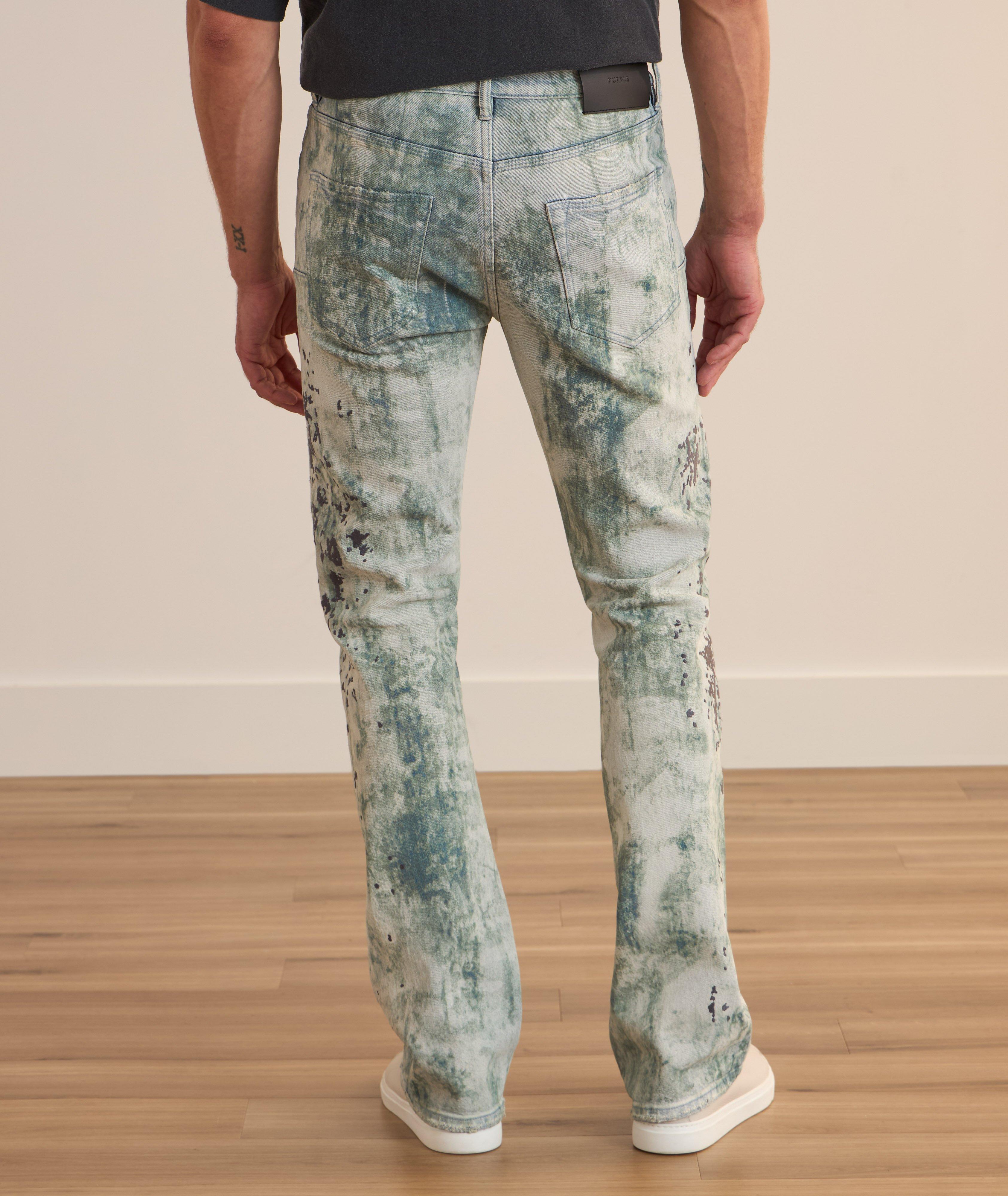 Jean P004 à jambes évasées et à motif camouflage image 2