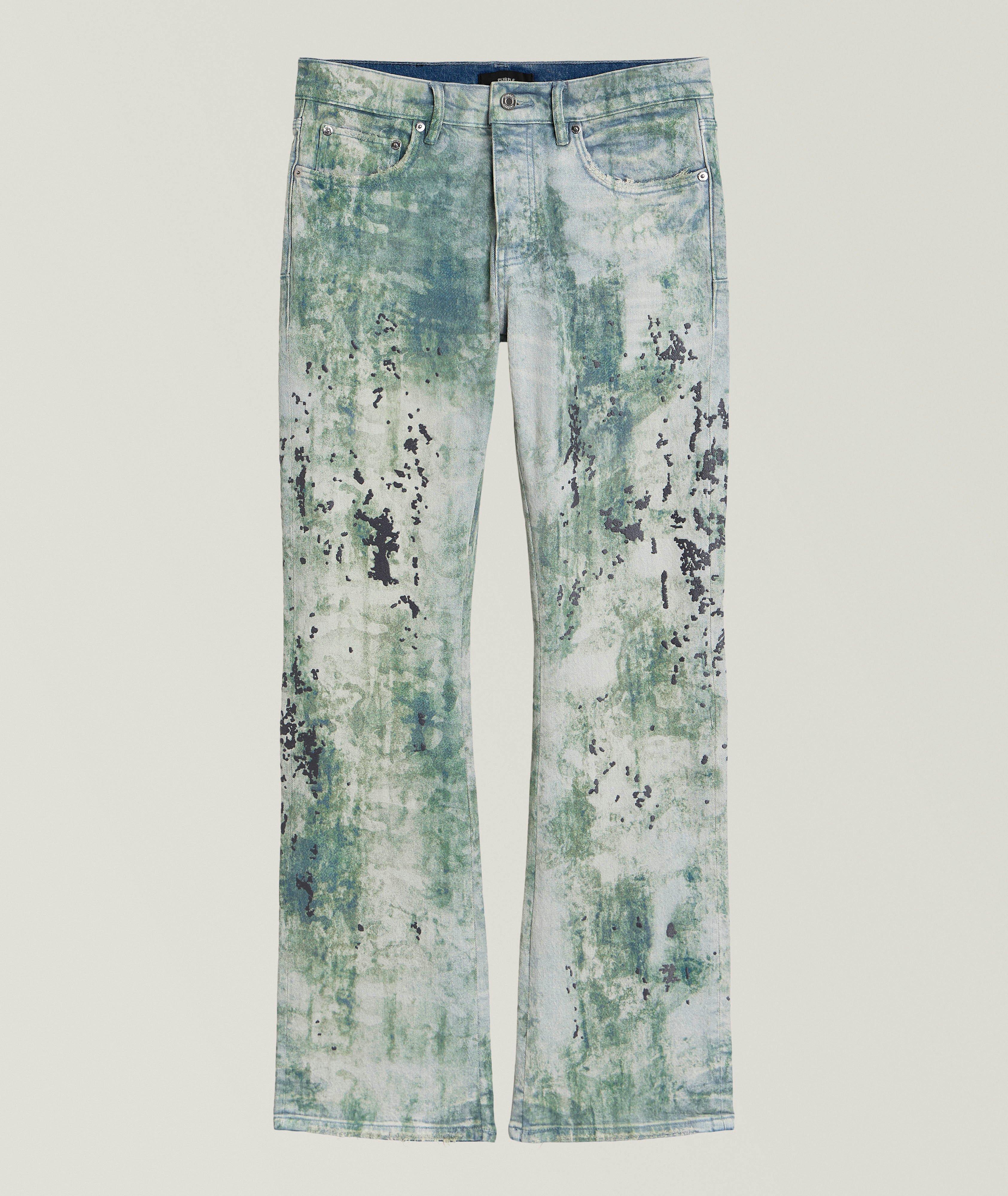 PRPLBRND LT BLU PAINT CAMO FLARE image 0