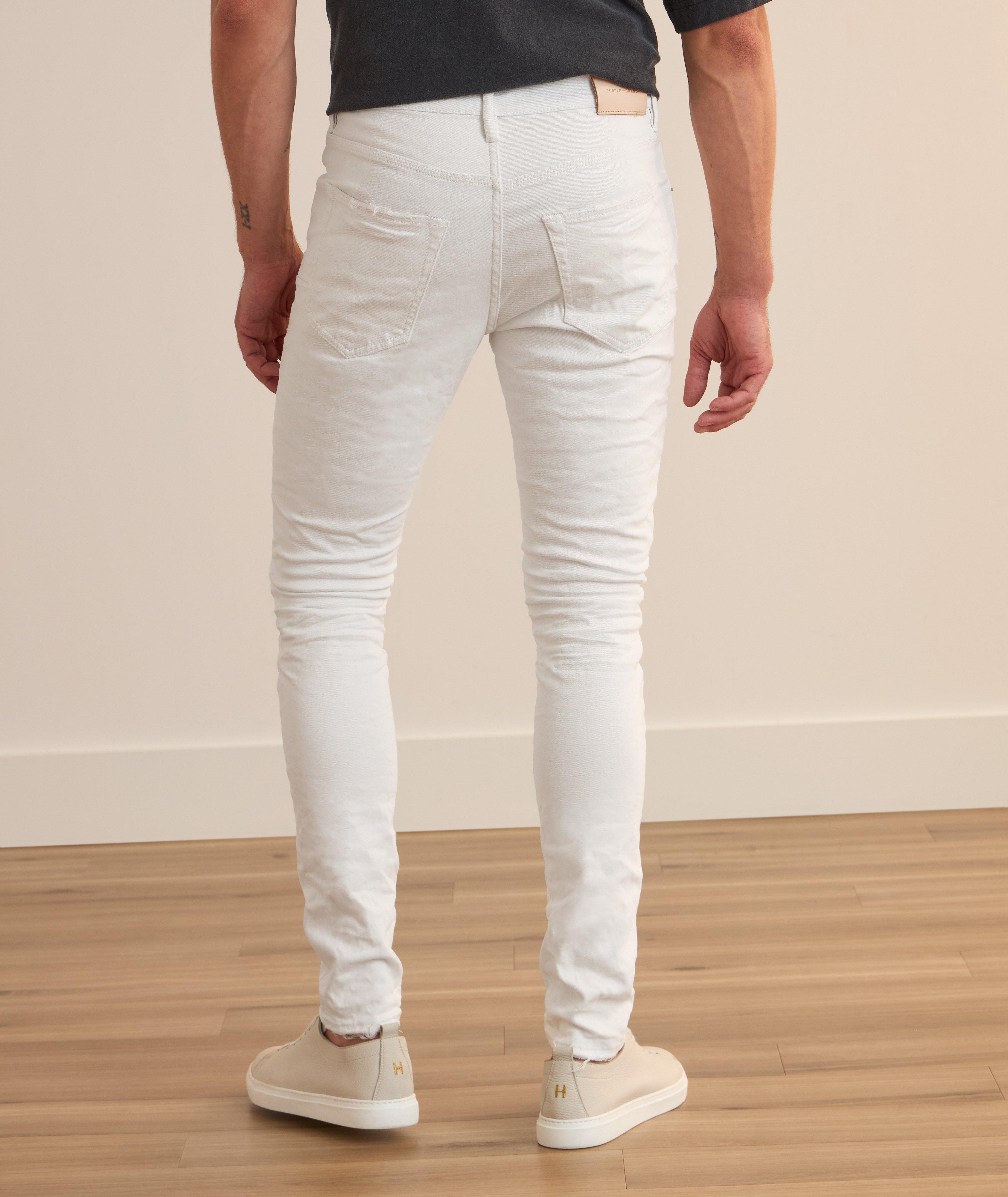 P001 3D Wrinkle Skinny Jeans image 2