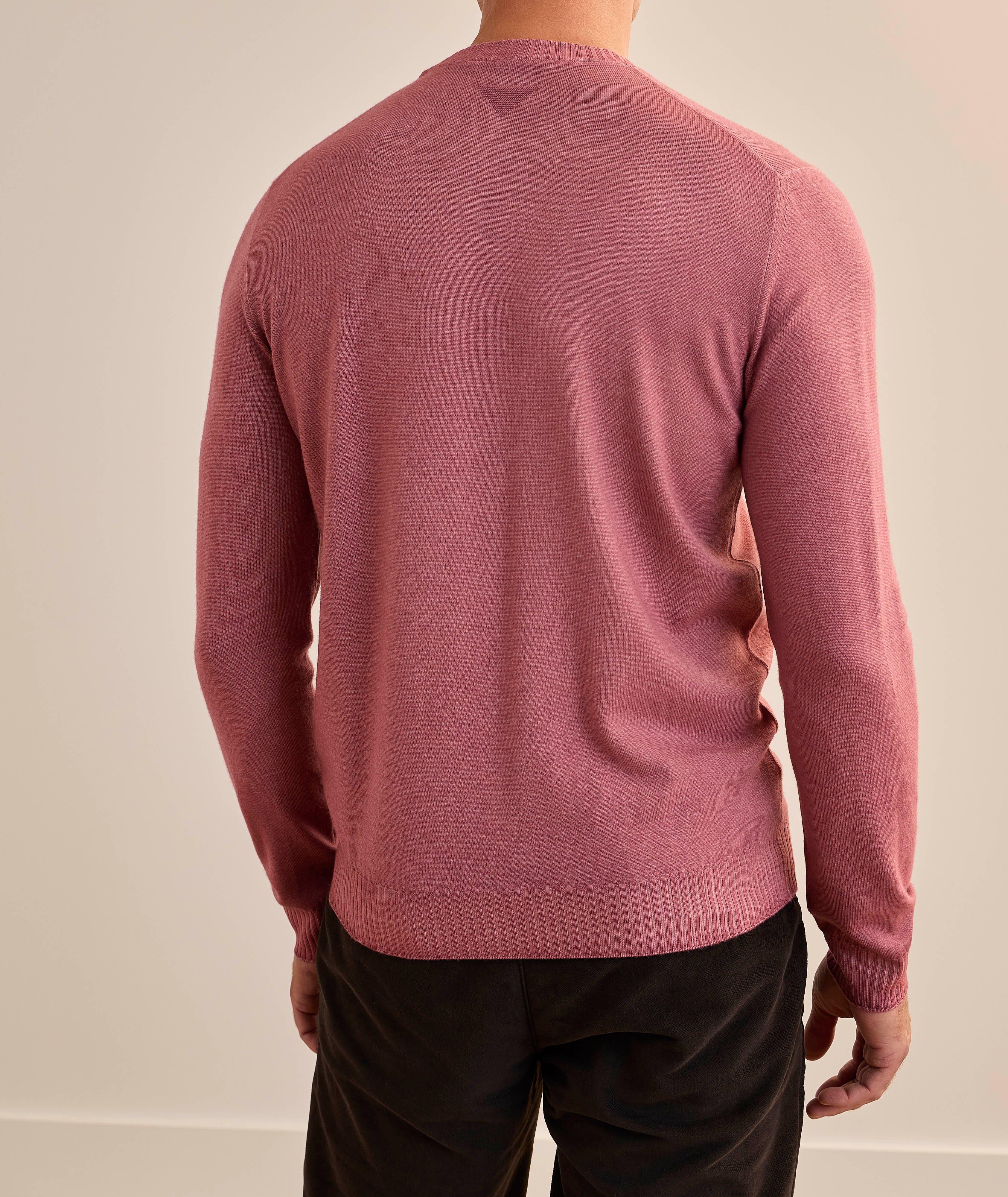Garment-Dyed Virgin Wool Sweater image 2
