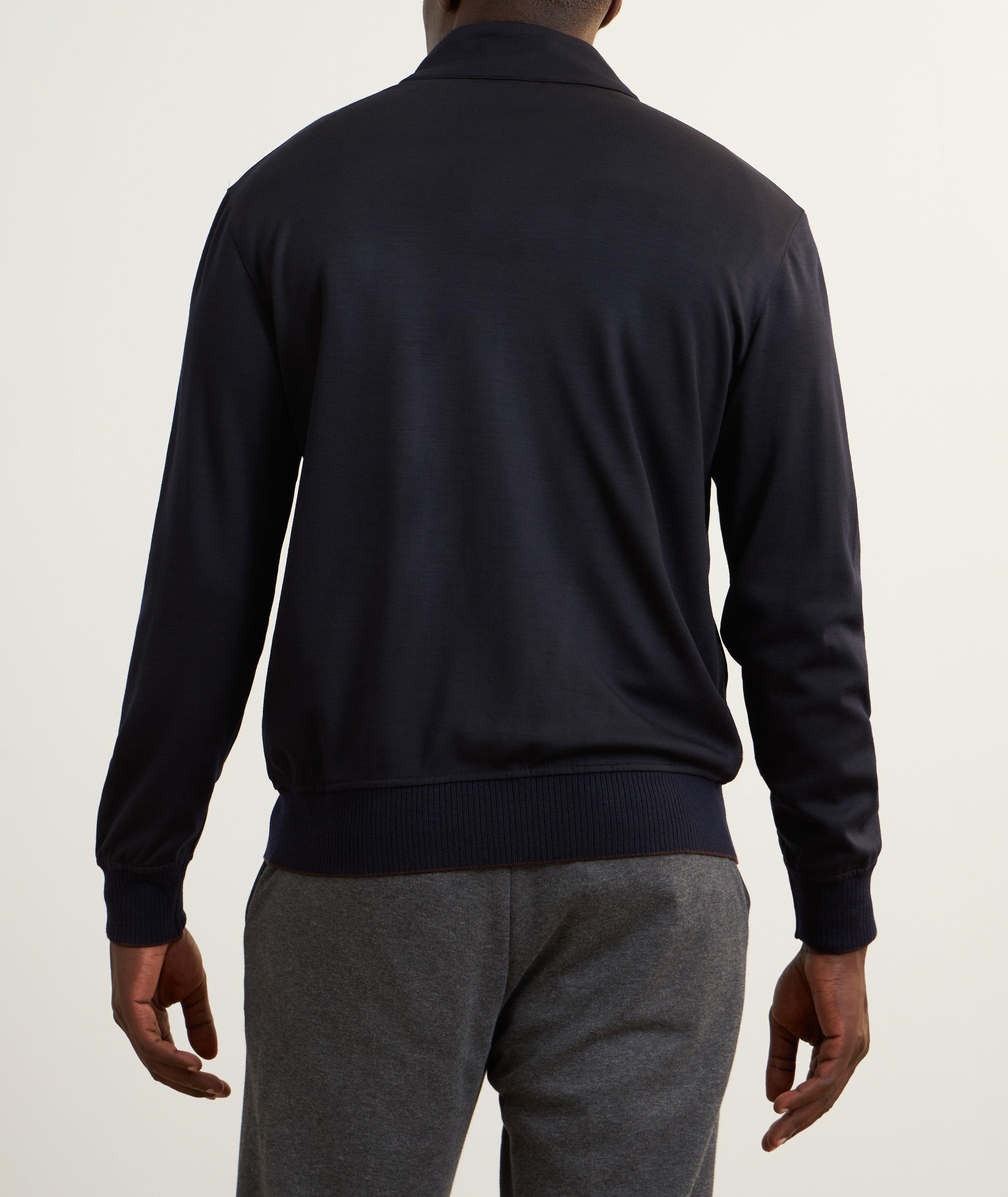 Virgin Wool Full-Zip Bomber image 2