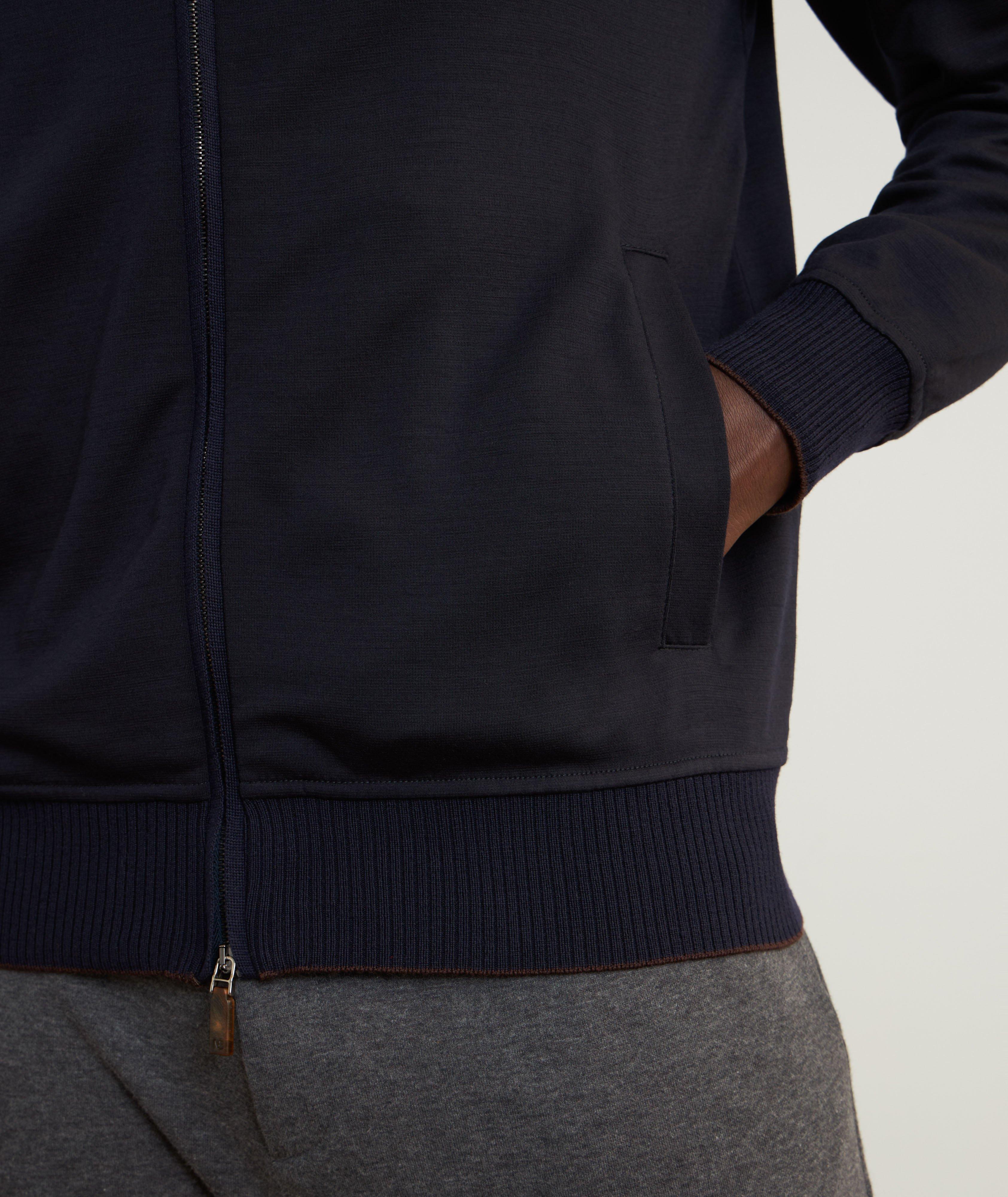 Virgin Wool Full-Zip Bomber image 4