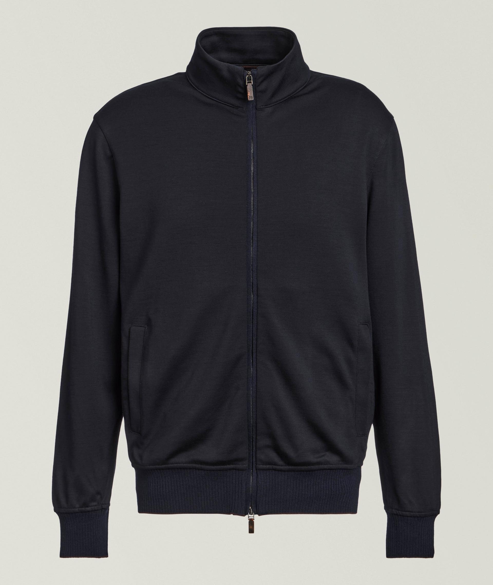 Virgin Wool Full-Zip Bomber image 0