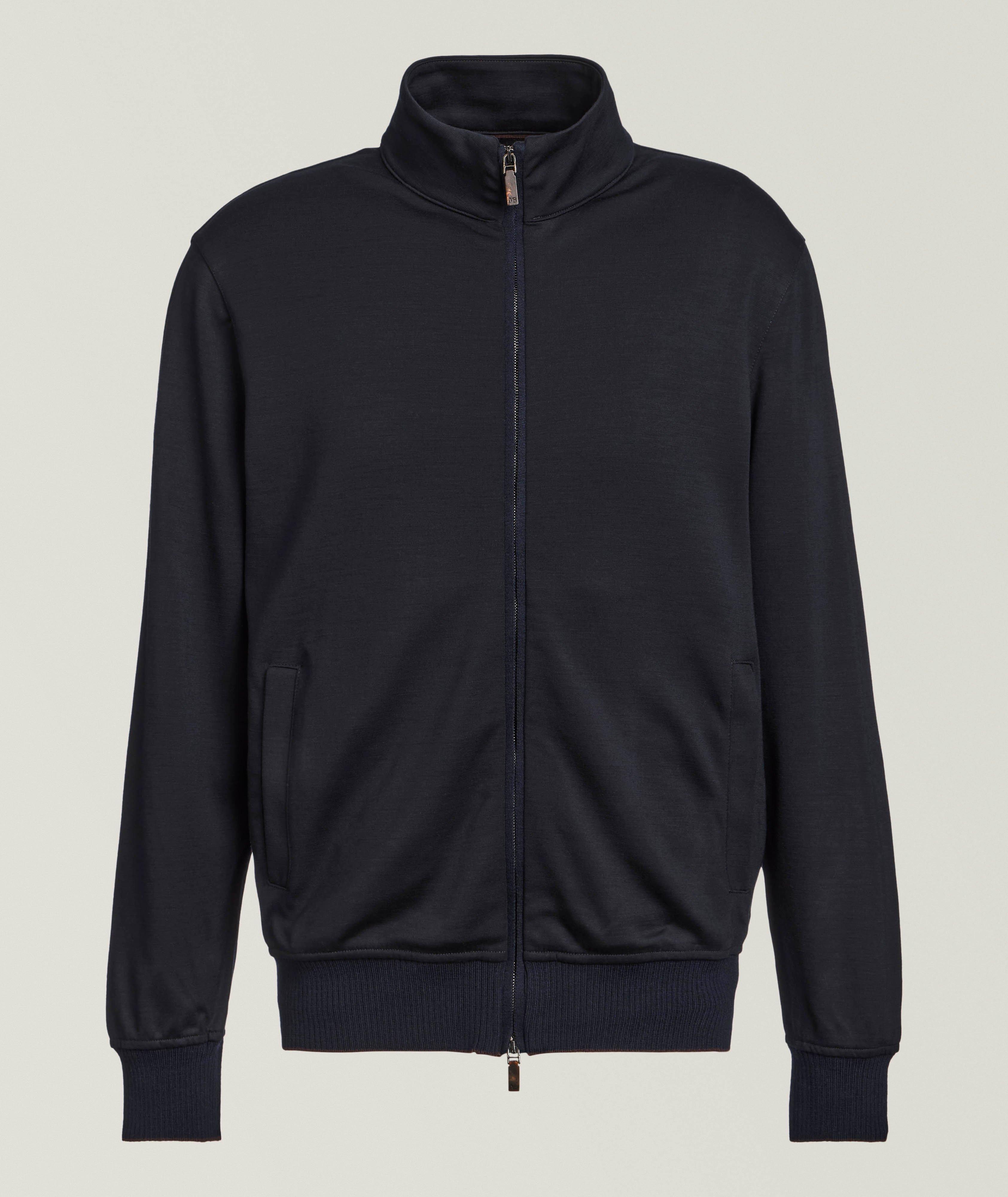 Virgin Wool Full-Zip Bomber image 0