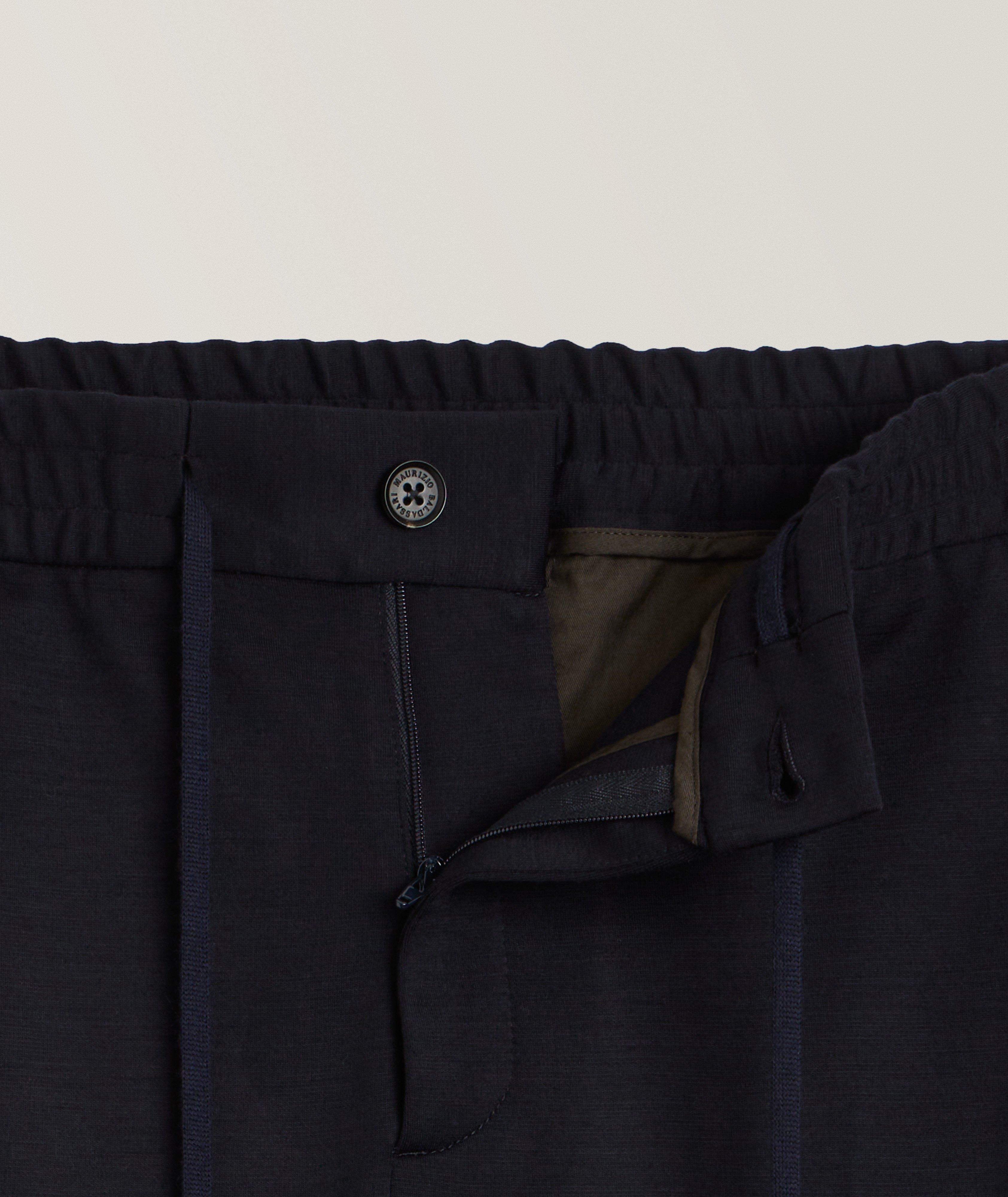 Drawstring Tapered Pants image 5