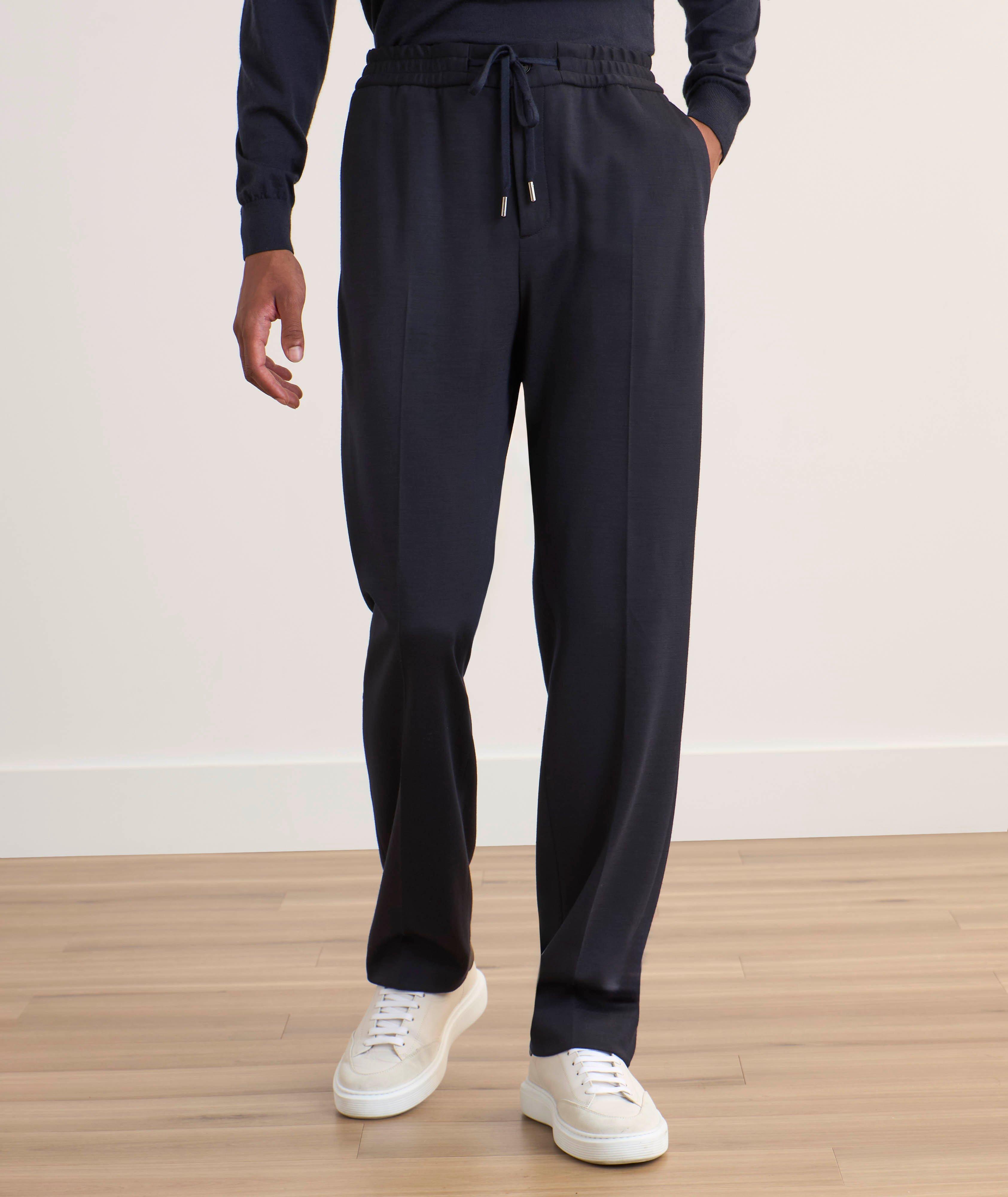 Drawstring Tapered Pants image 1