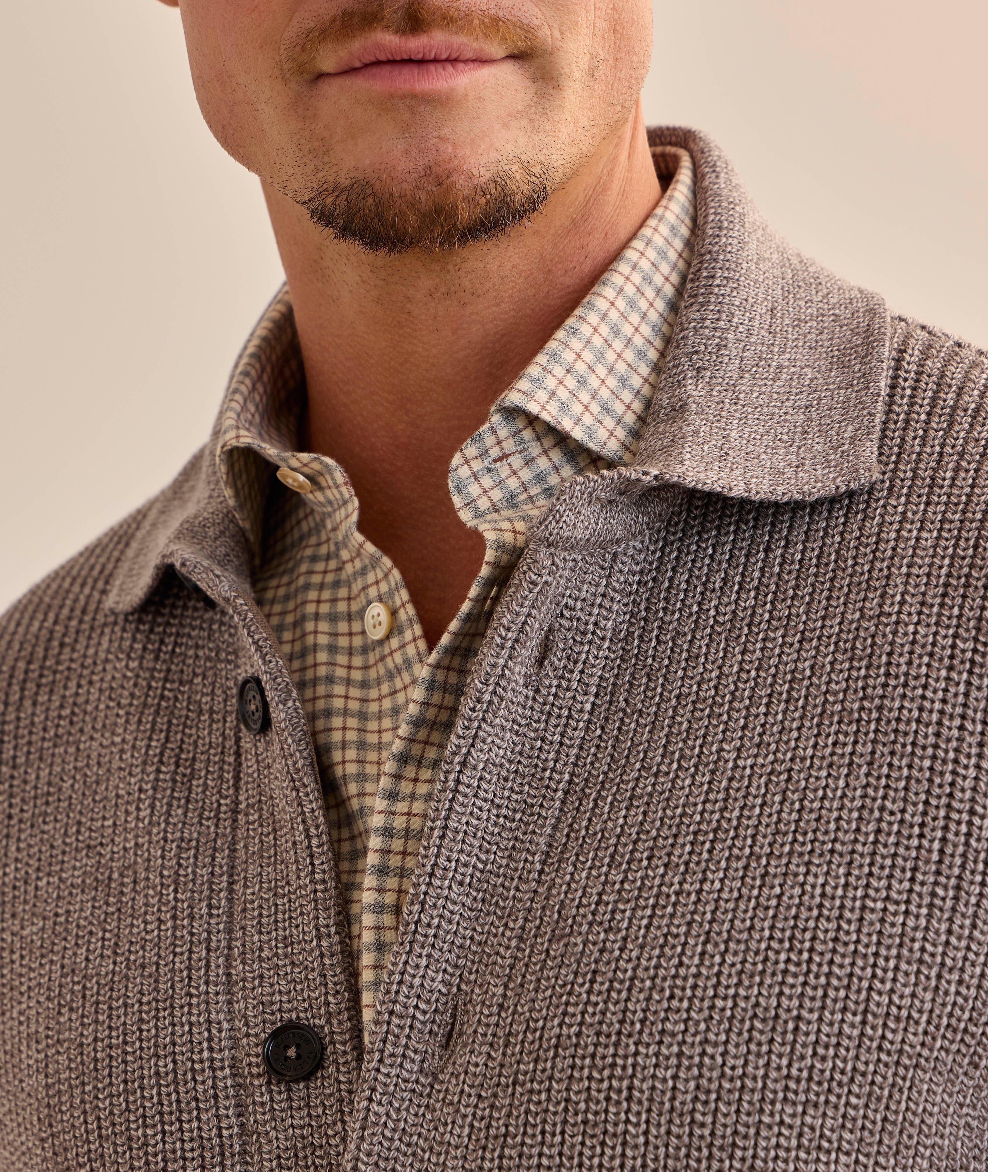 Mélange Virgin Wool Cardigan image 3