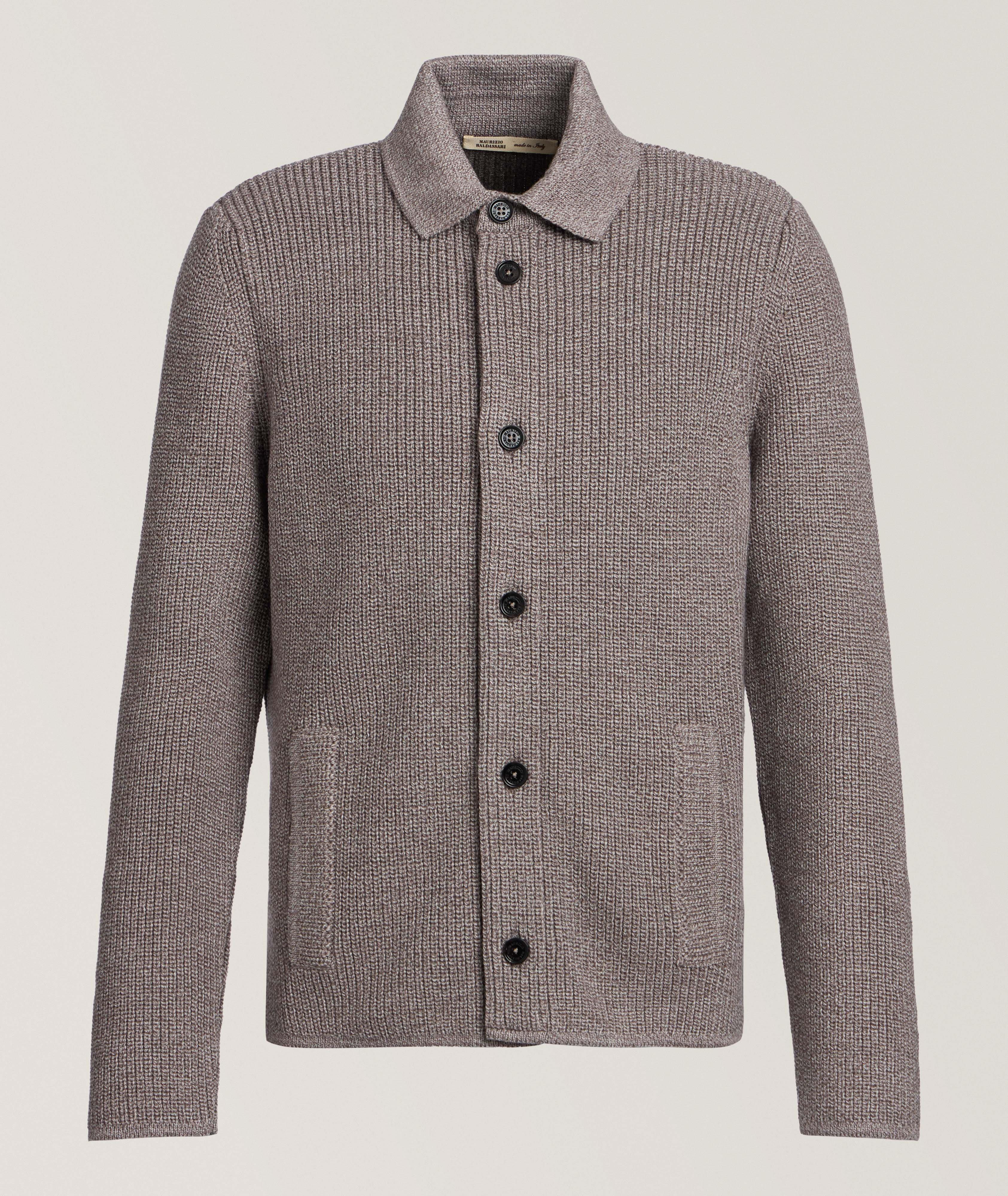 Mélange Virgin Wool Cardigan image 0