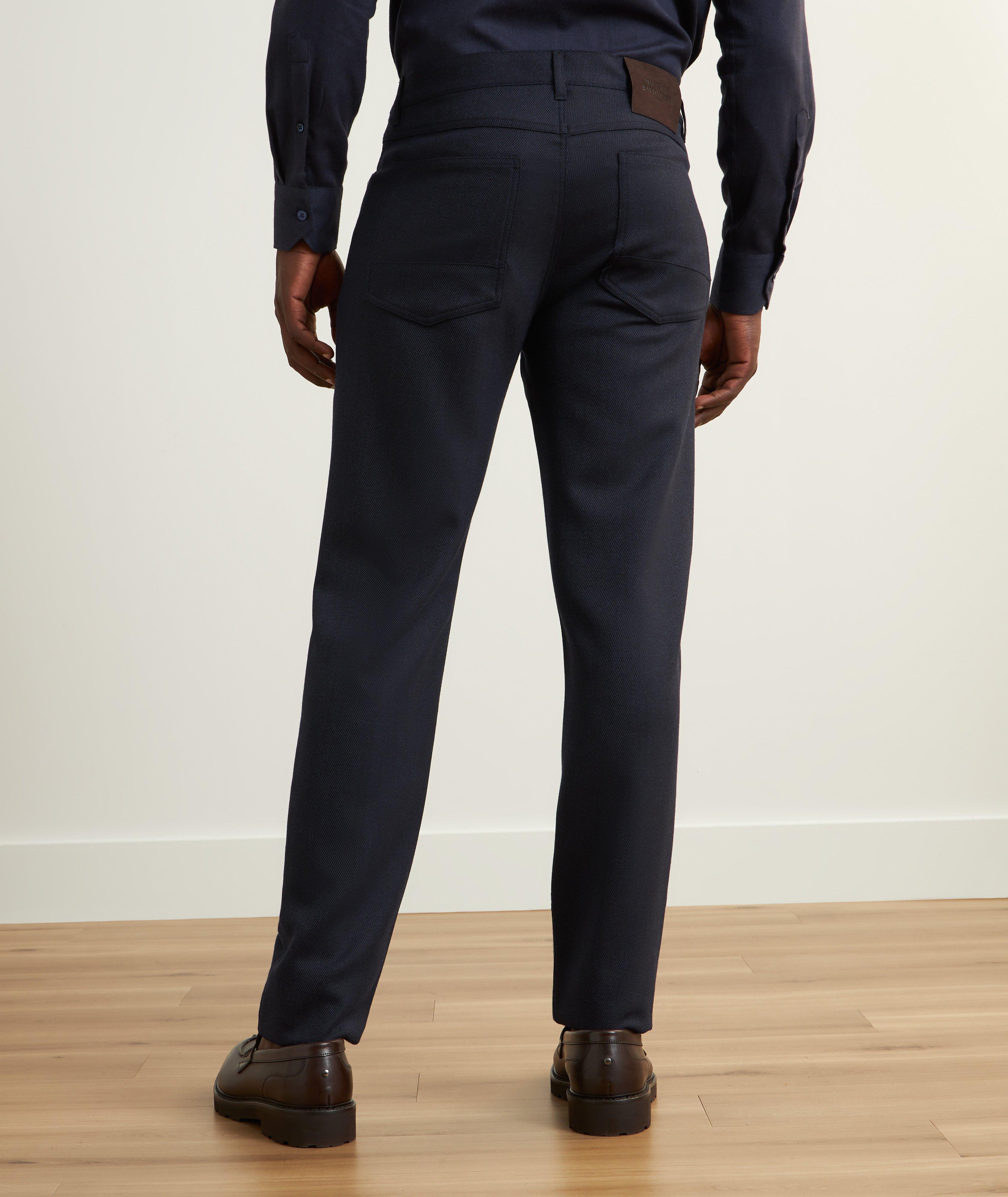 Pantalon en laine vierge extensible image 2