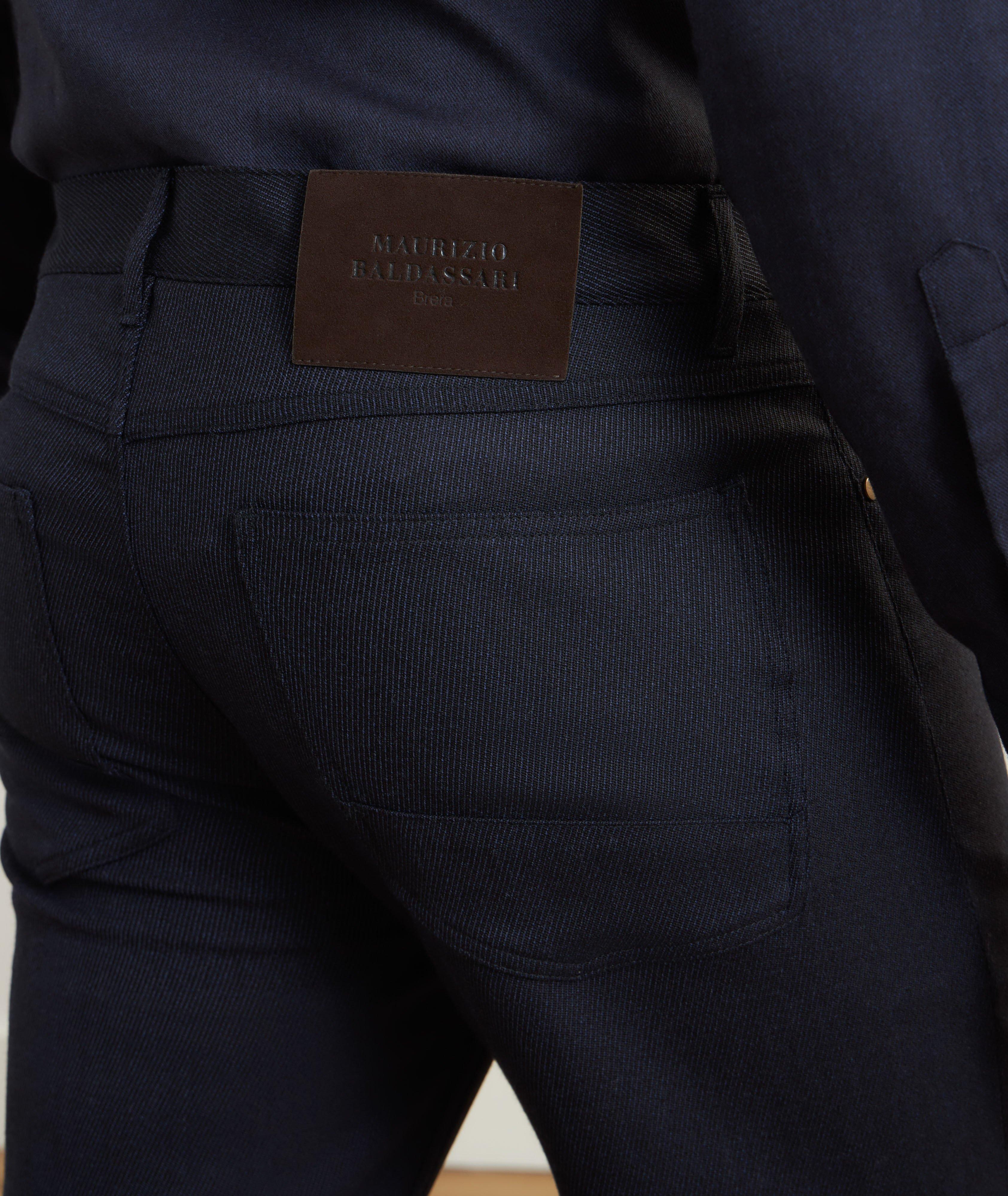 Pantalon en laine vierge extensible image 3