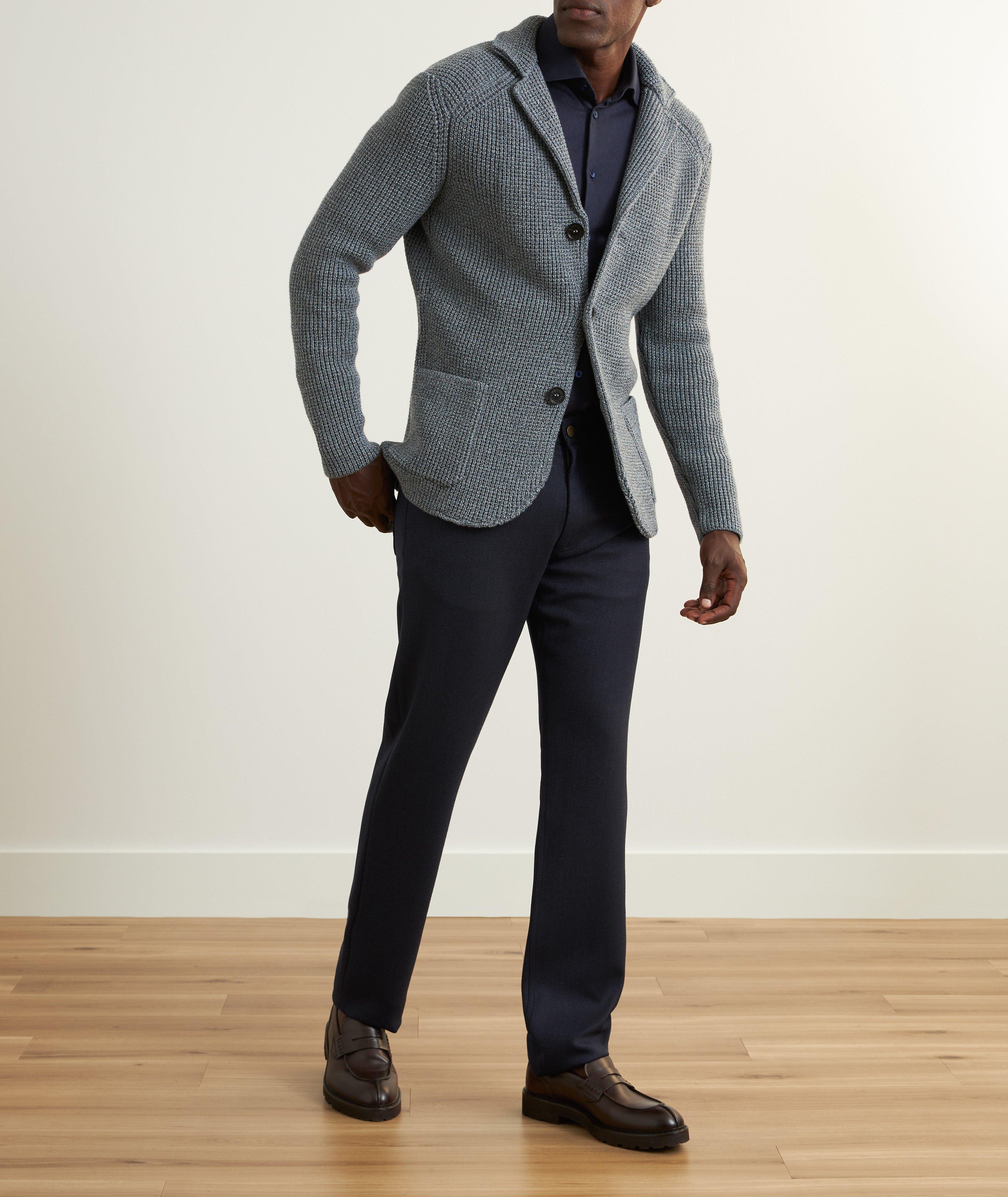 Pantalon en laine vierge extensible image 4
