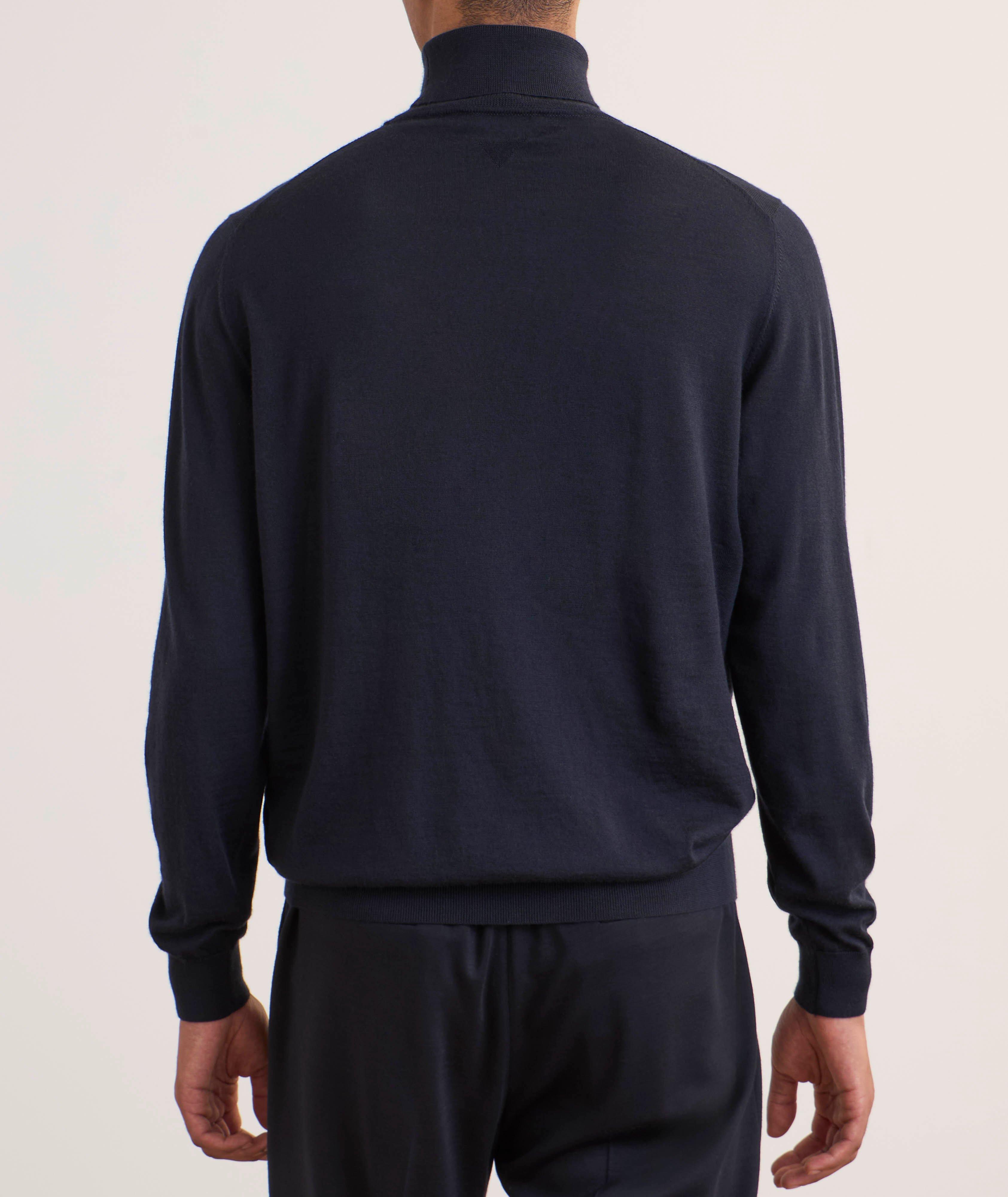 Virgin Wool Turtleneck Sweater image 3