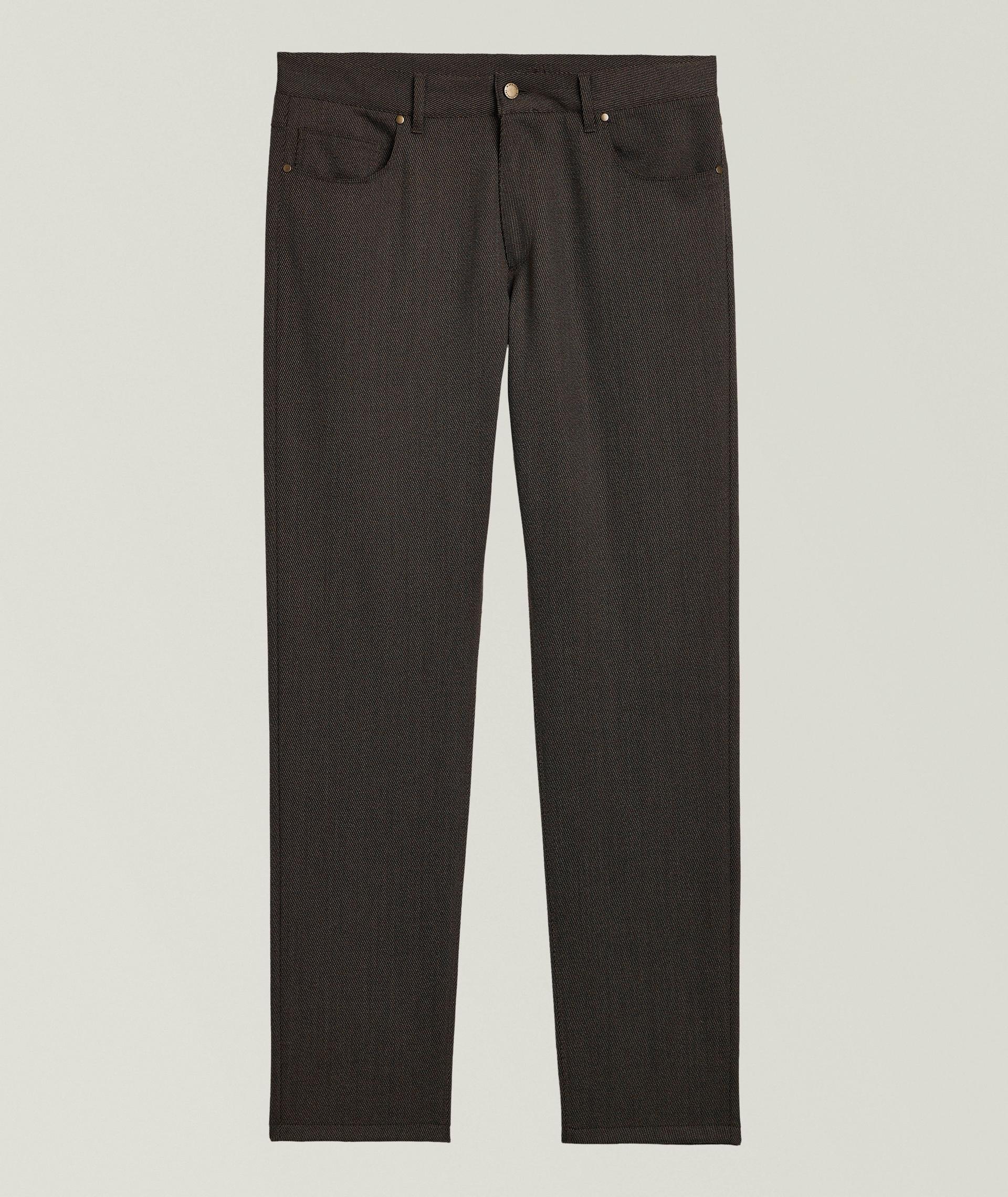 Garment-Dyed Five-Pocket Pants image 0