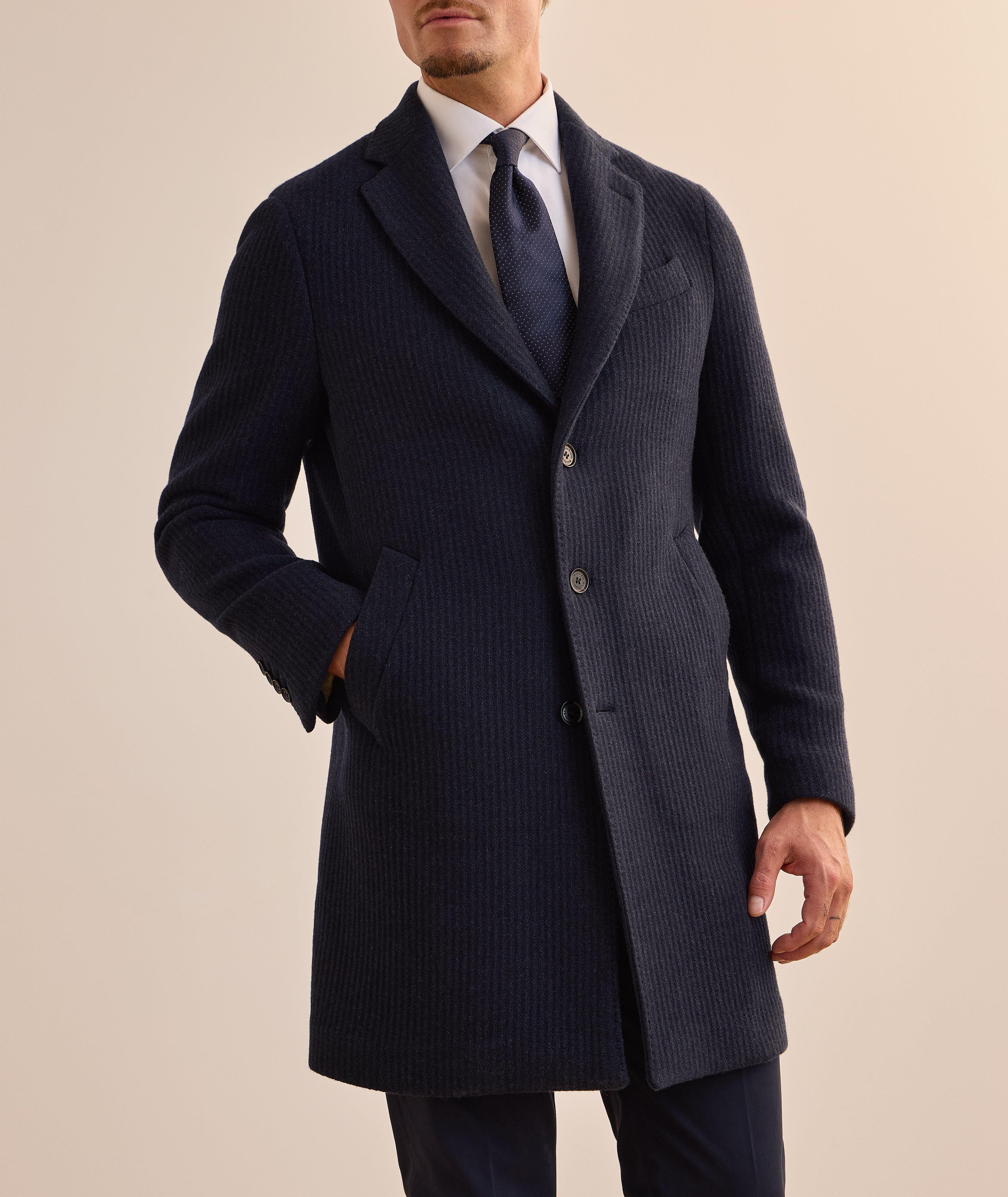 Ribbed Cashmere Overcoat image 1
