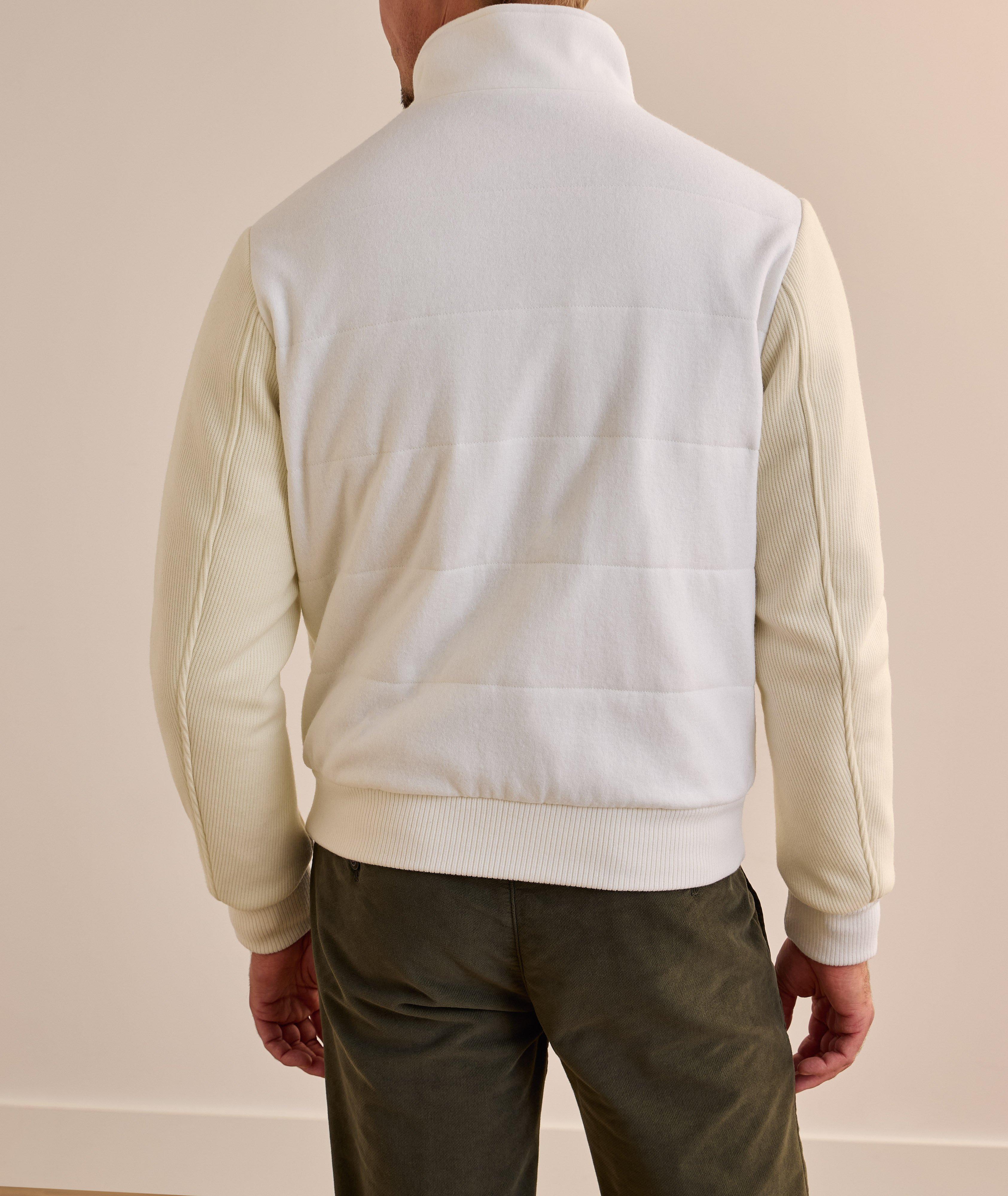 Virgin Wool-Cashmere Felted Hybrid Jacket  image 2