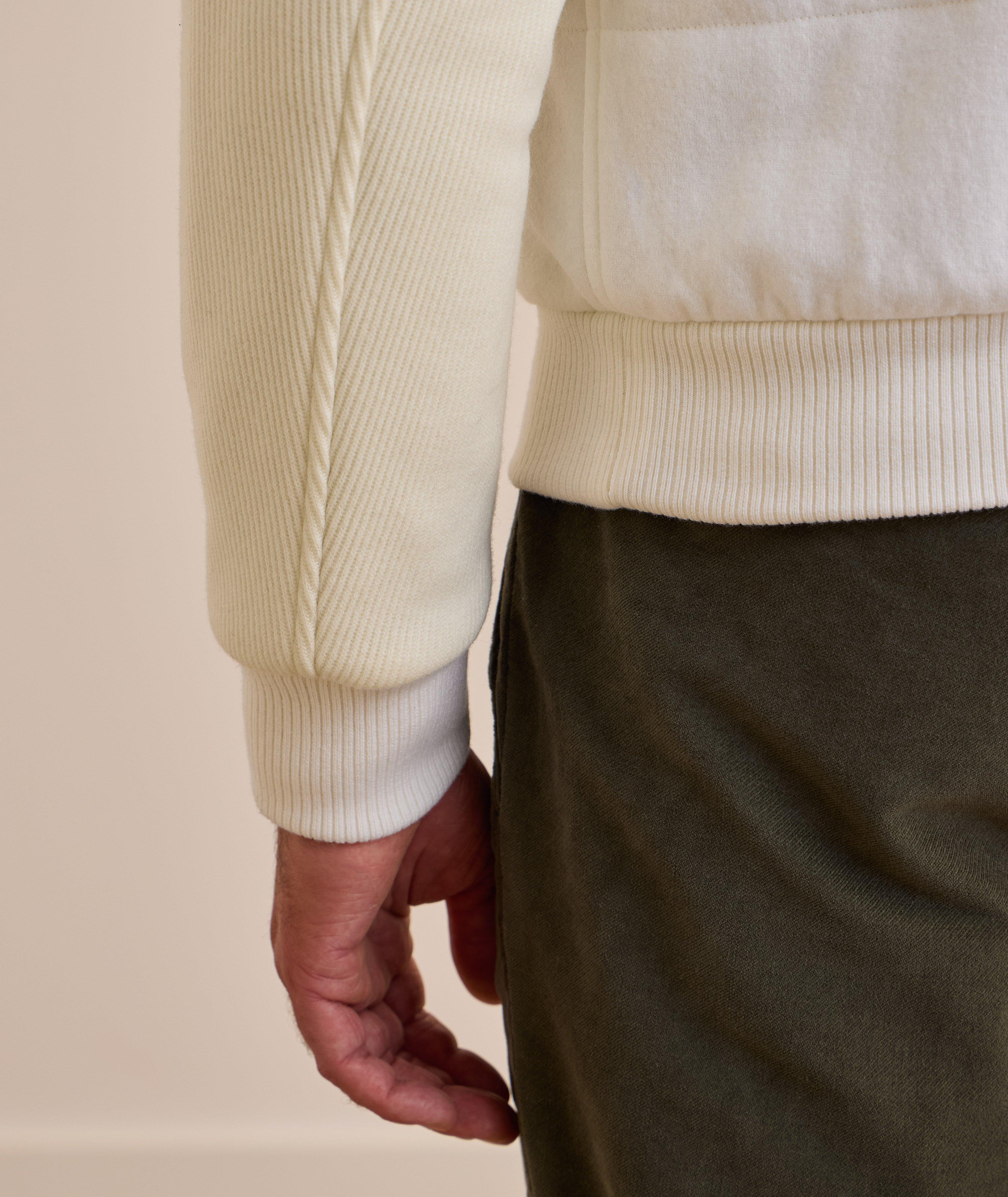 Virgin Wool-Cashmere Felted Hybrid Jacket  image 5
