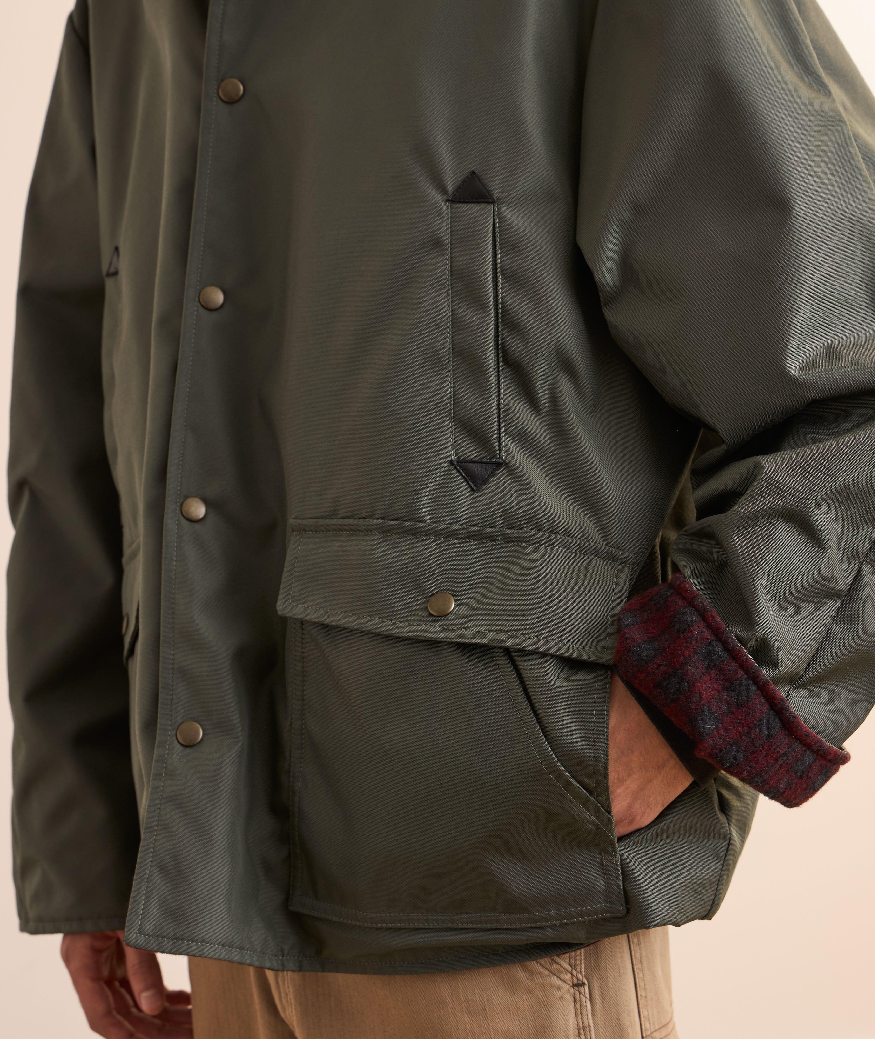 Veste réversible à carreaux hydrofuge image 4