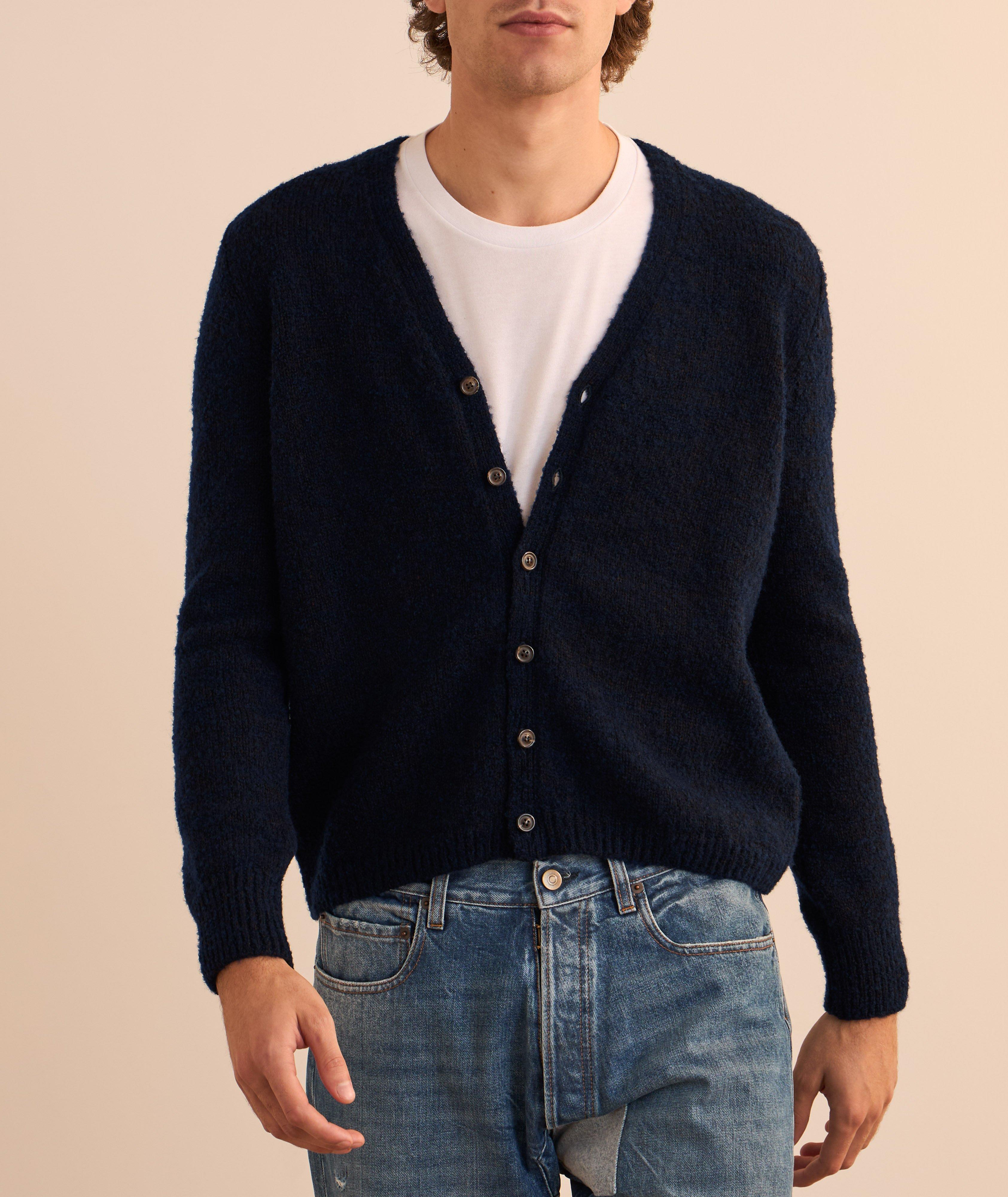 Cardigan en mélange de laine vierge mélangée image 1