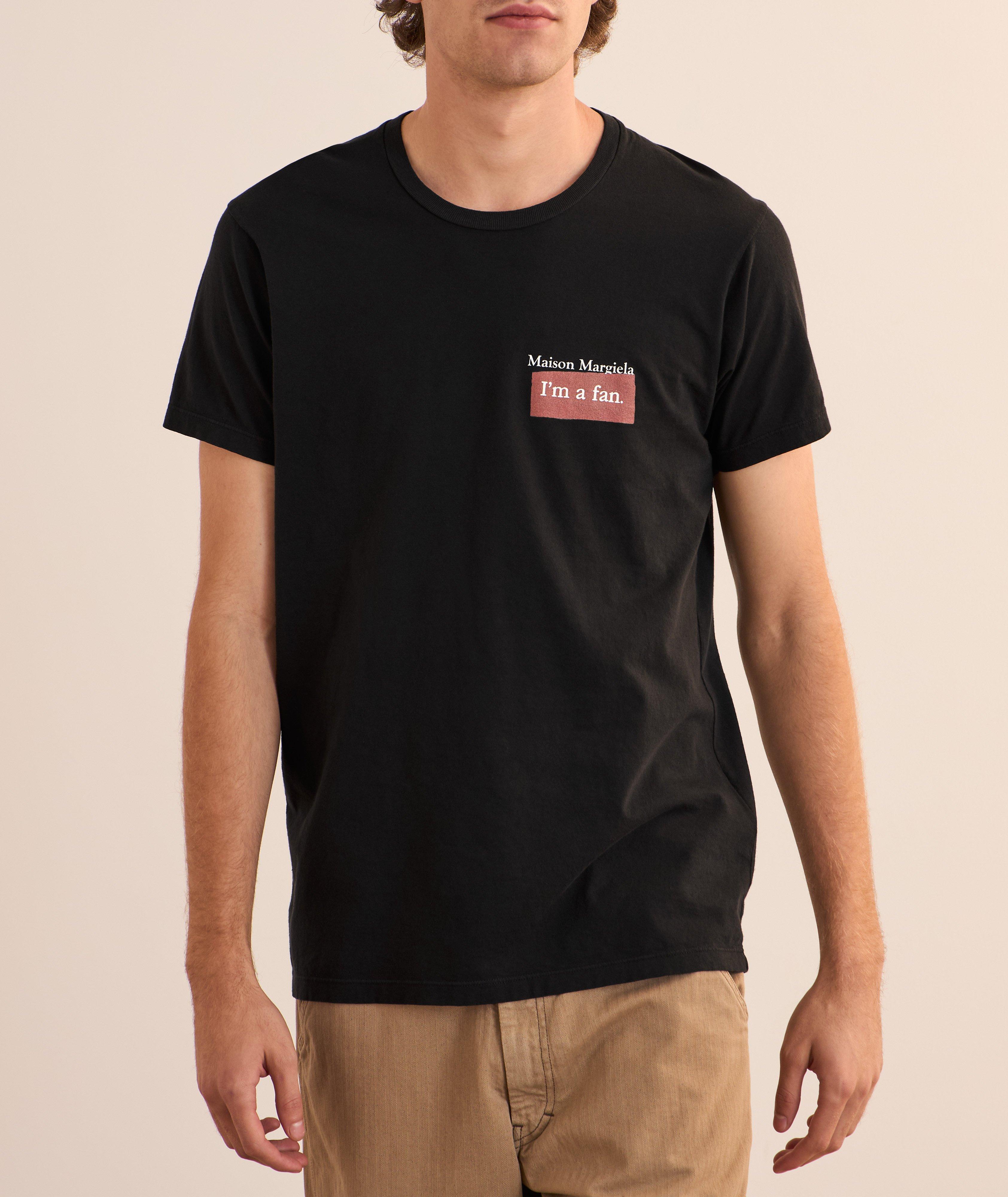 I
m A Fan Logo Patch T-Shirt image 1