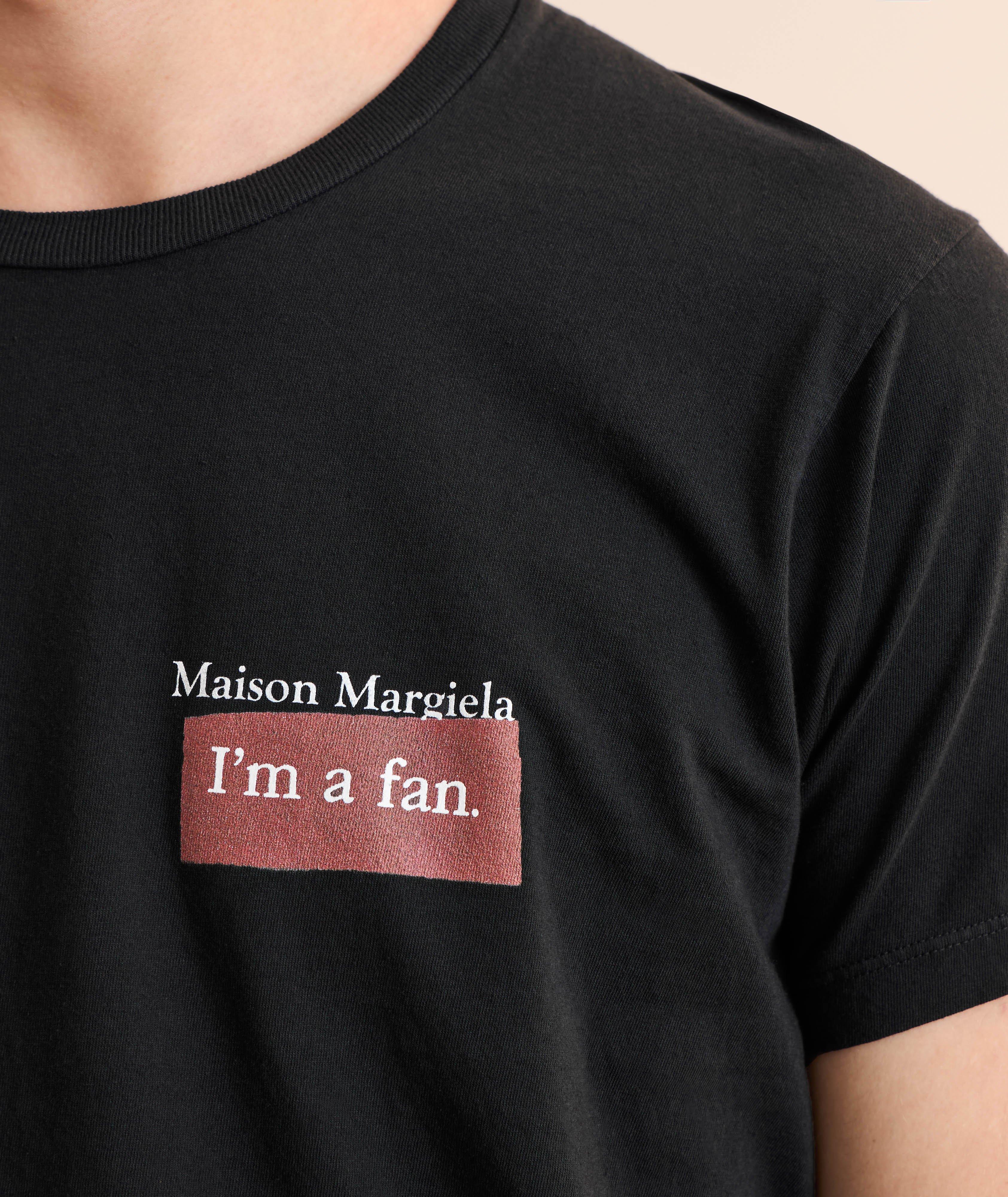 I
m A Fan Logo Patch T-Shirt image 3