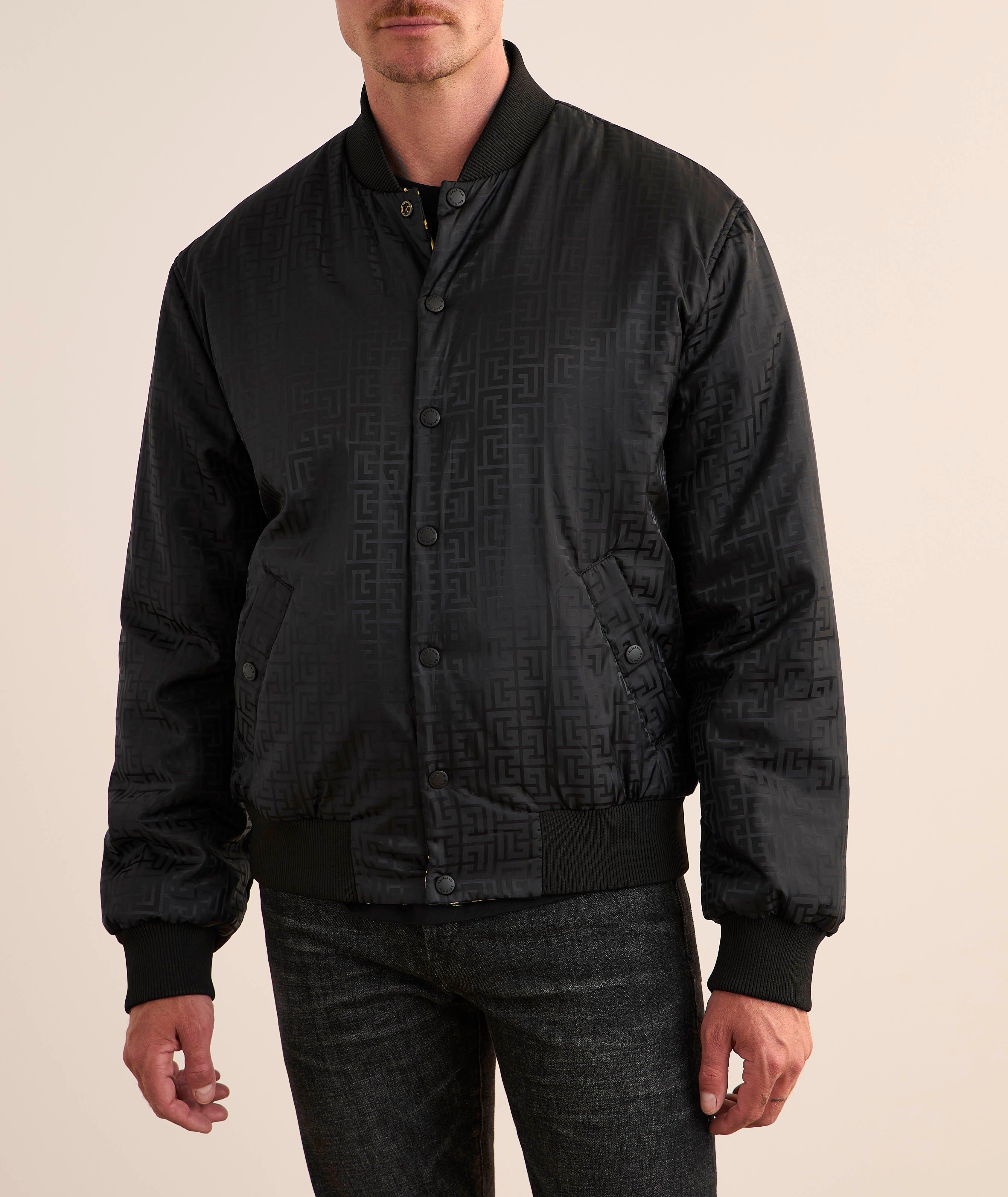 Reversible Chain Monogram Bomber image 5