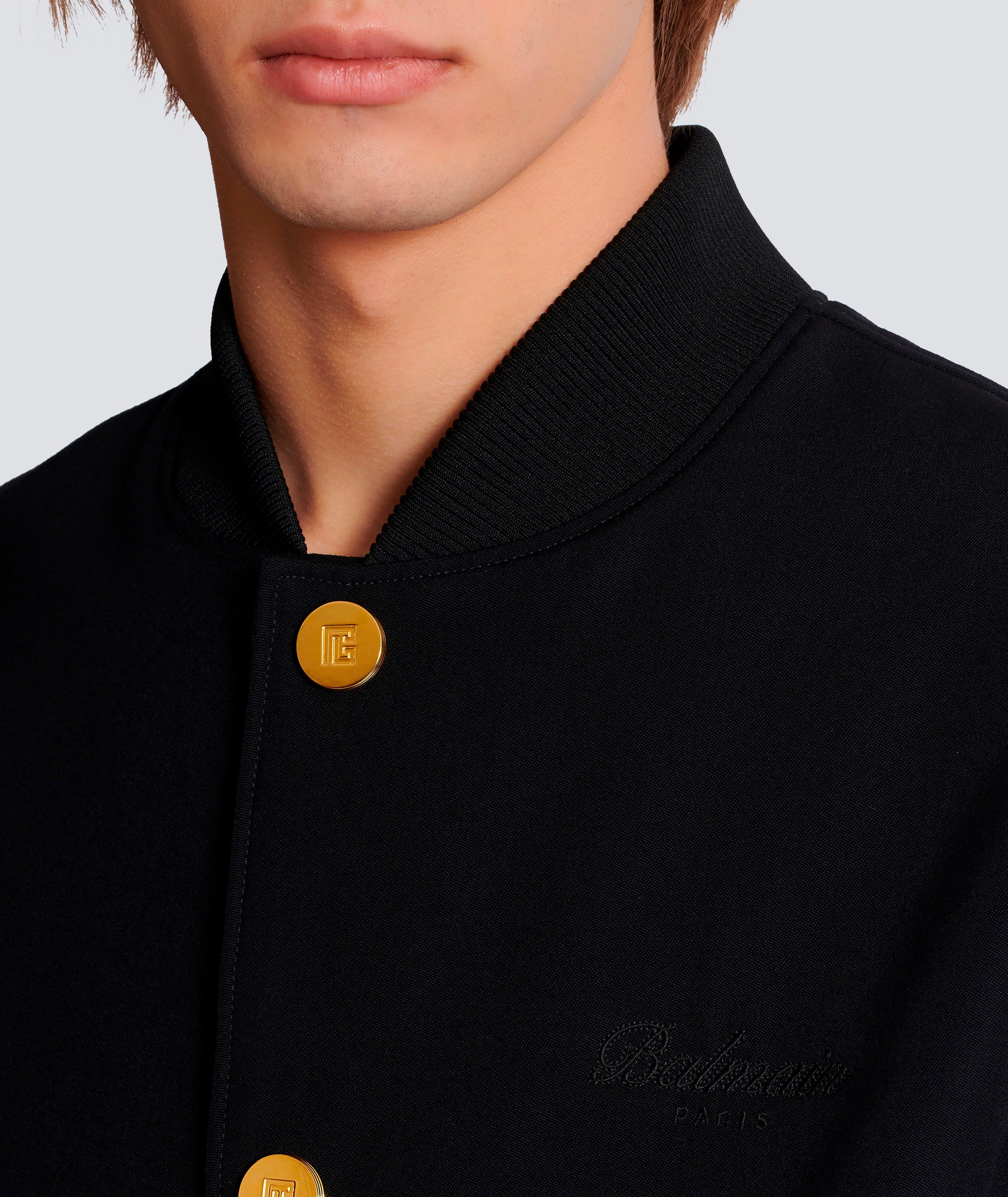 Grain de Poudre Wool Varsity Jacket image 3