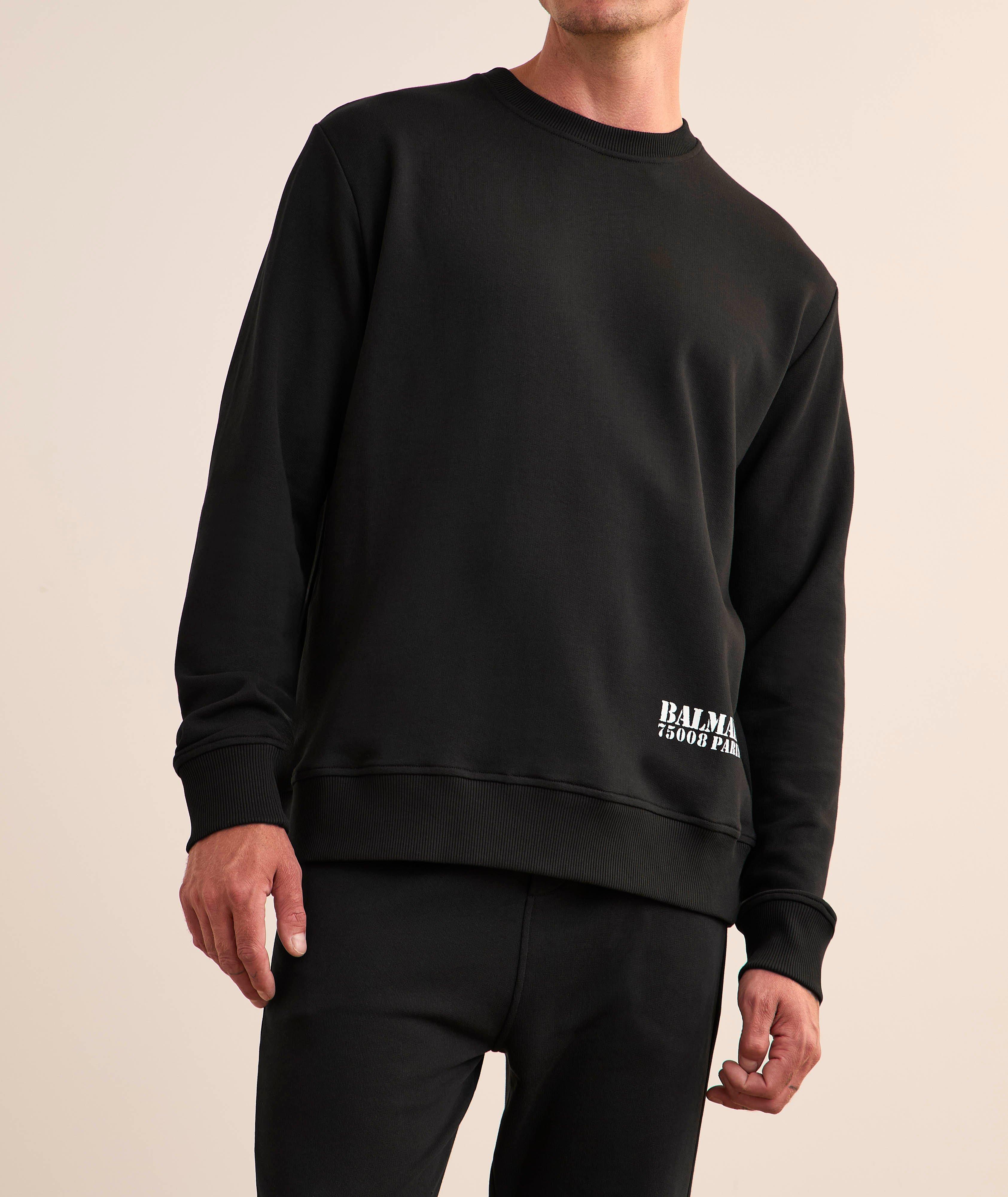 Pull en coton avec logo image 1