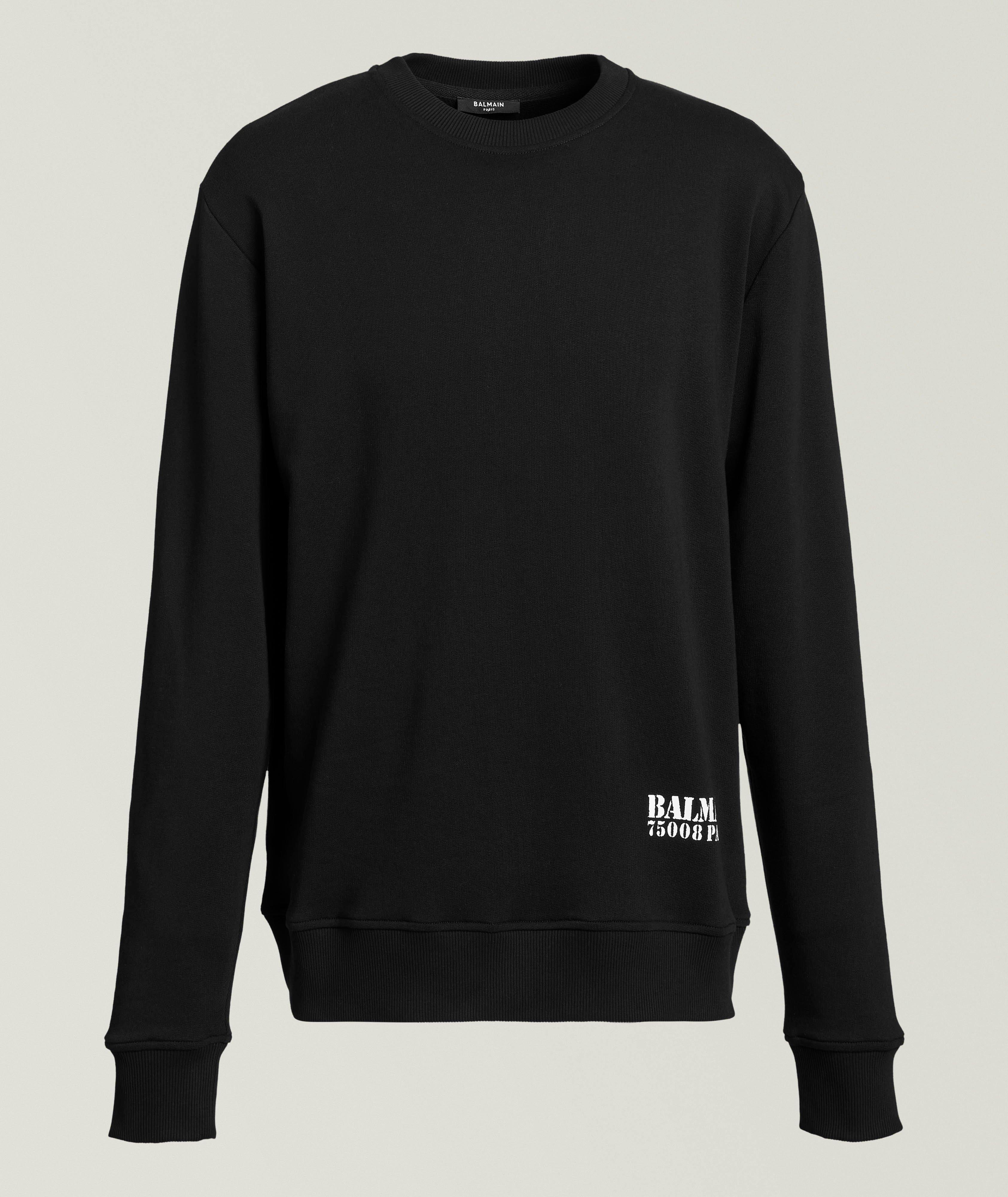Pull en coton avec logo image 0