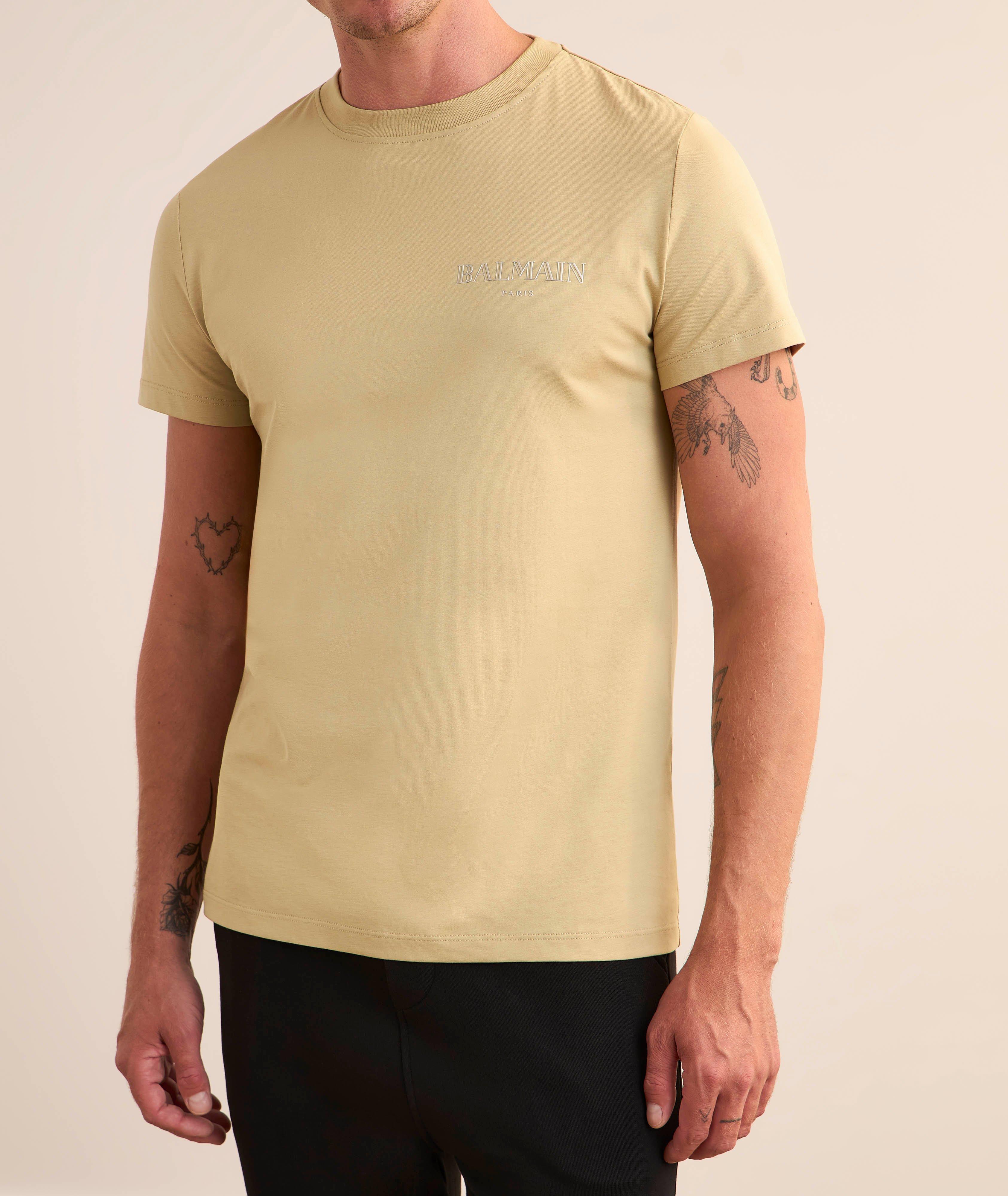 T-shirt en coton avec logo gélifié image 1