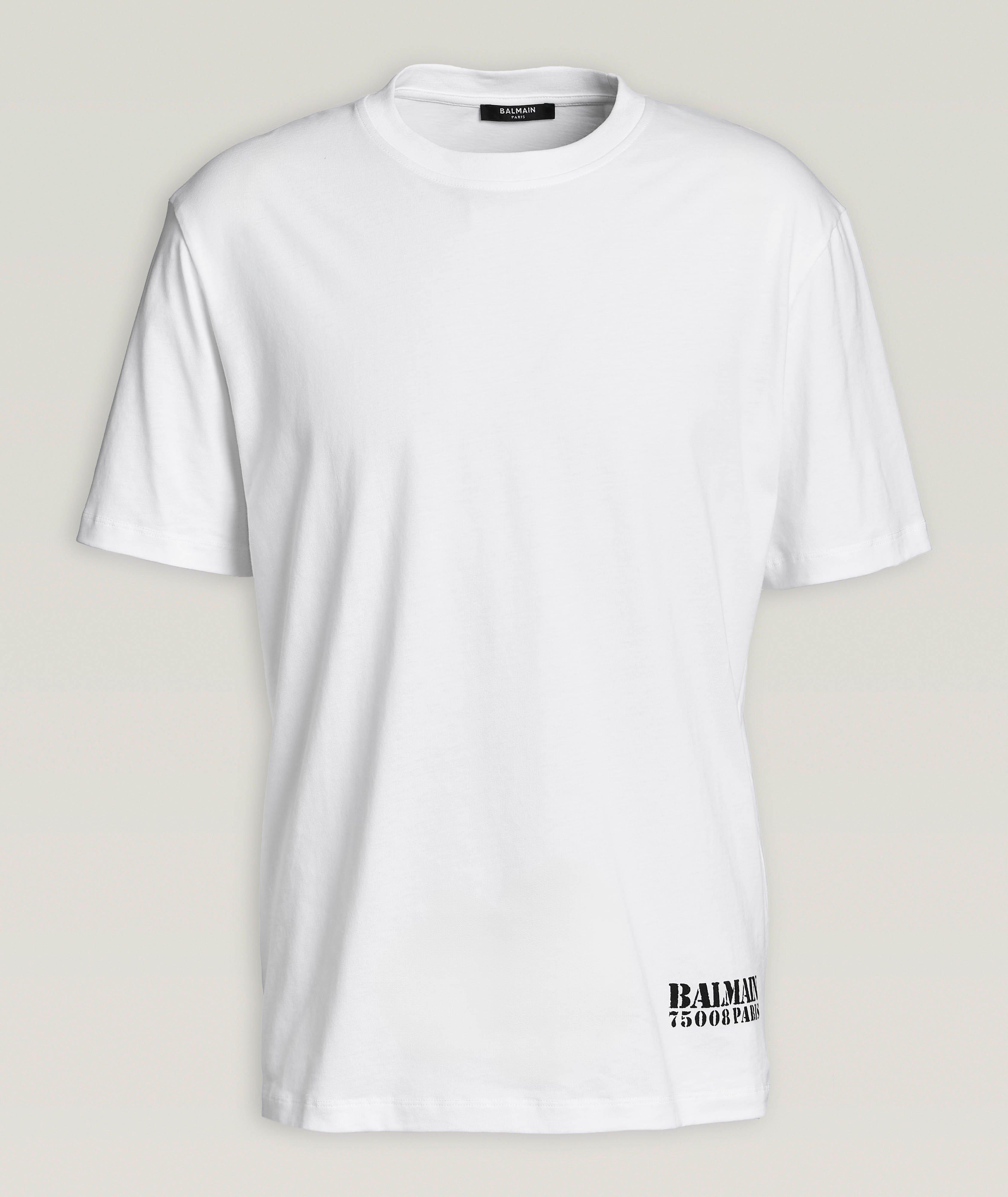 T-shirt en coton avec logo image 0