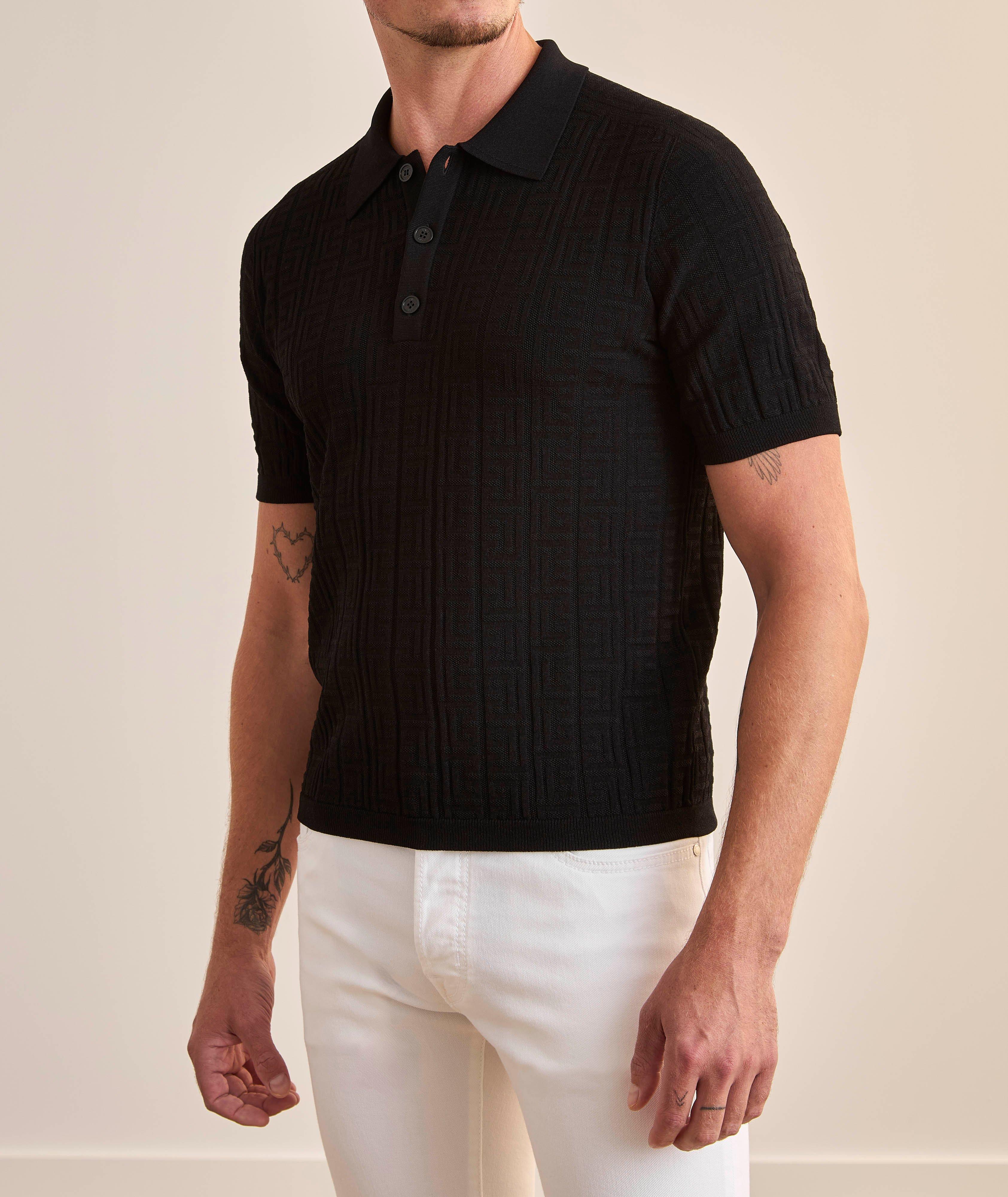 Polo en tricot technique image 1