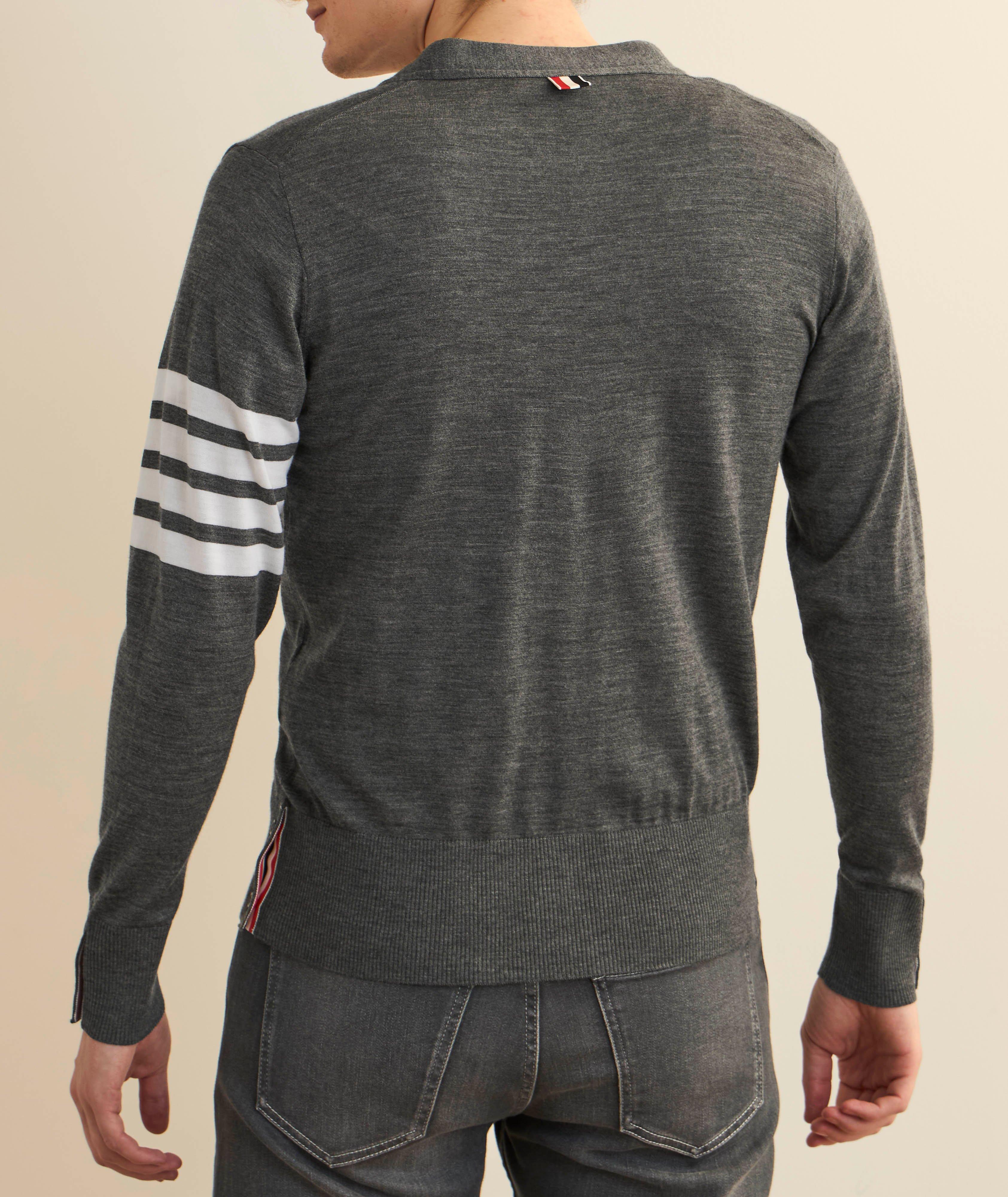 4-Bar Merino Wool Cardigan  image 2