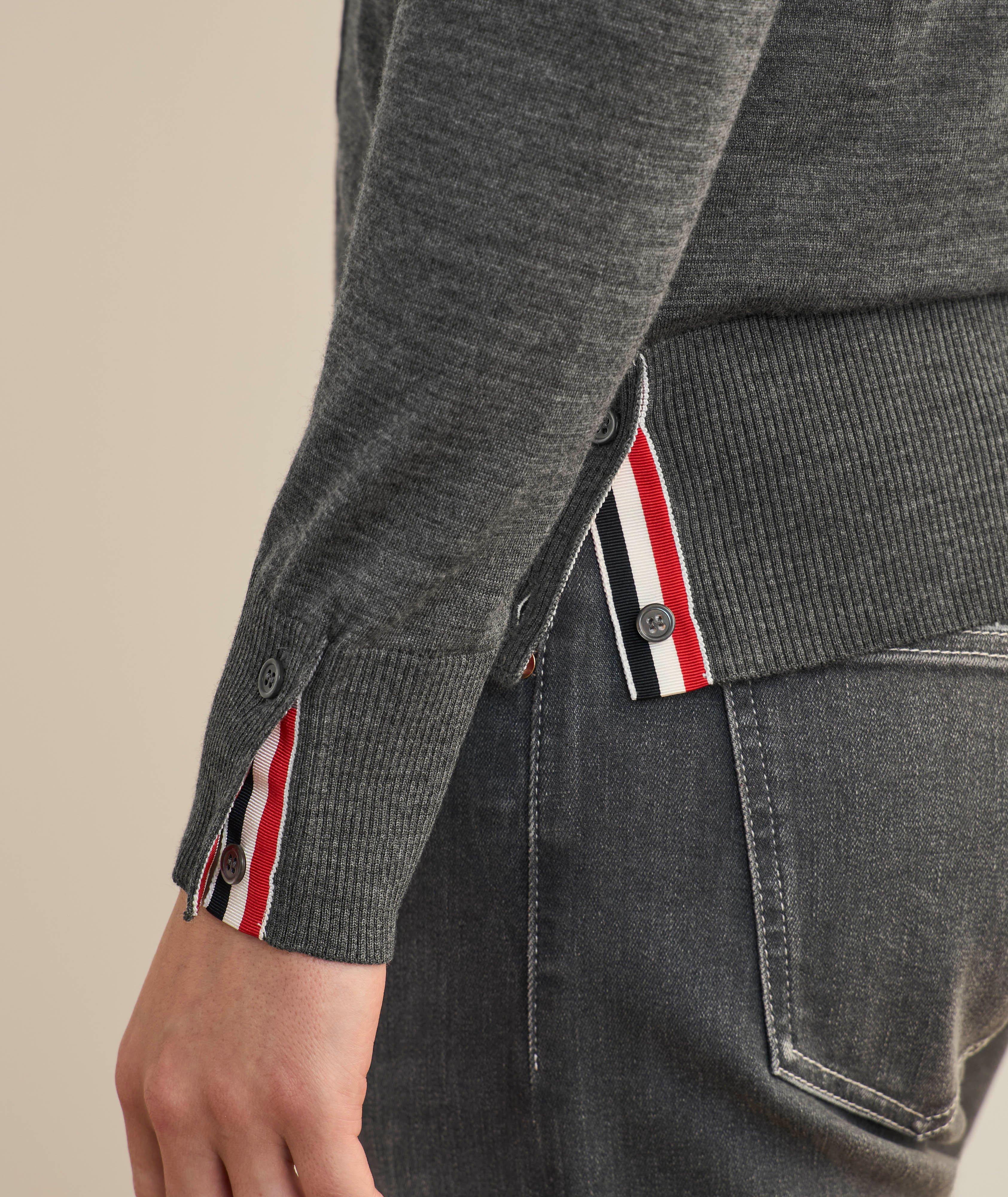 4-Bar Merino Wool Cardigan  image 3