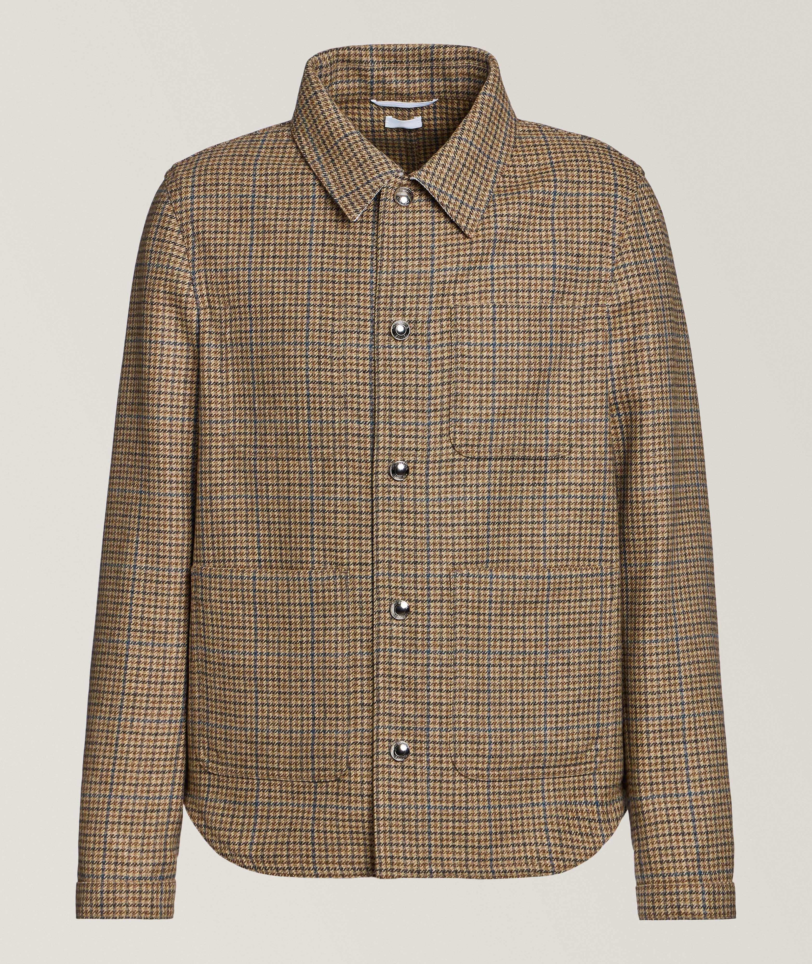 Thom Browne Checked Wool Overshirt | Sport Jackets | Harry Rosen
