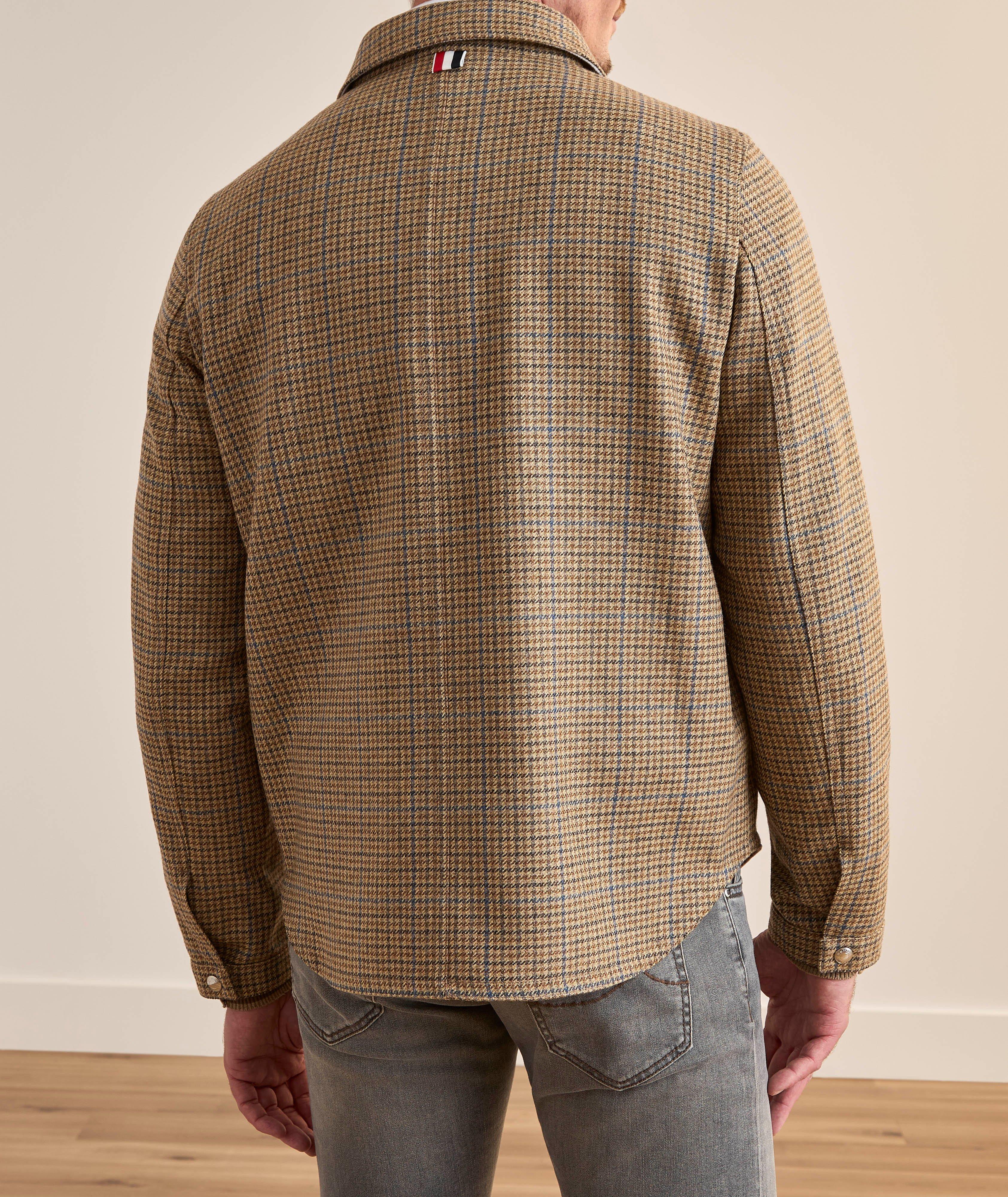 Checked Wool Overshirt image 2