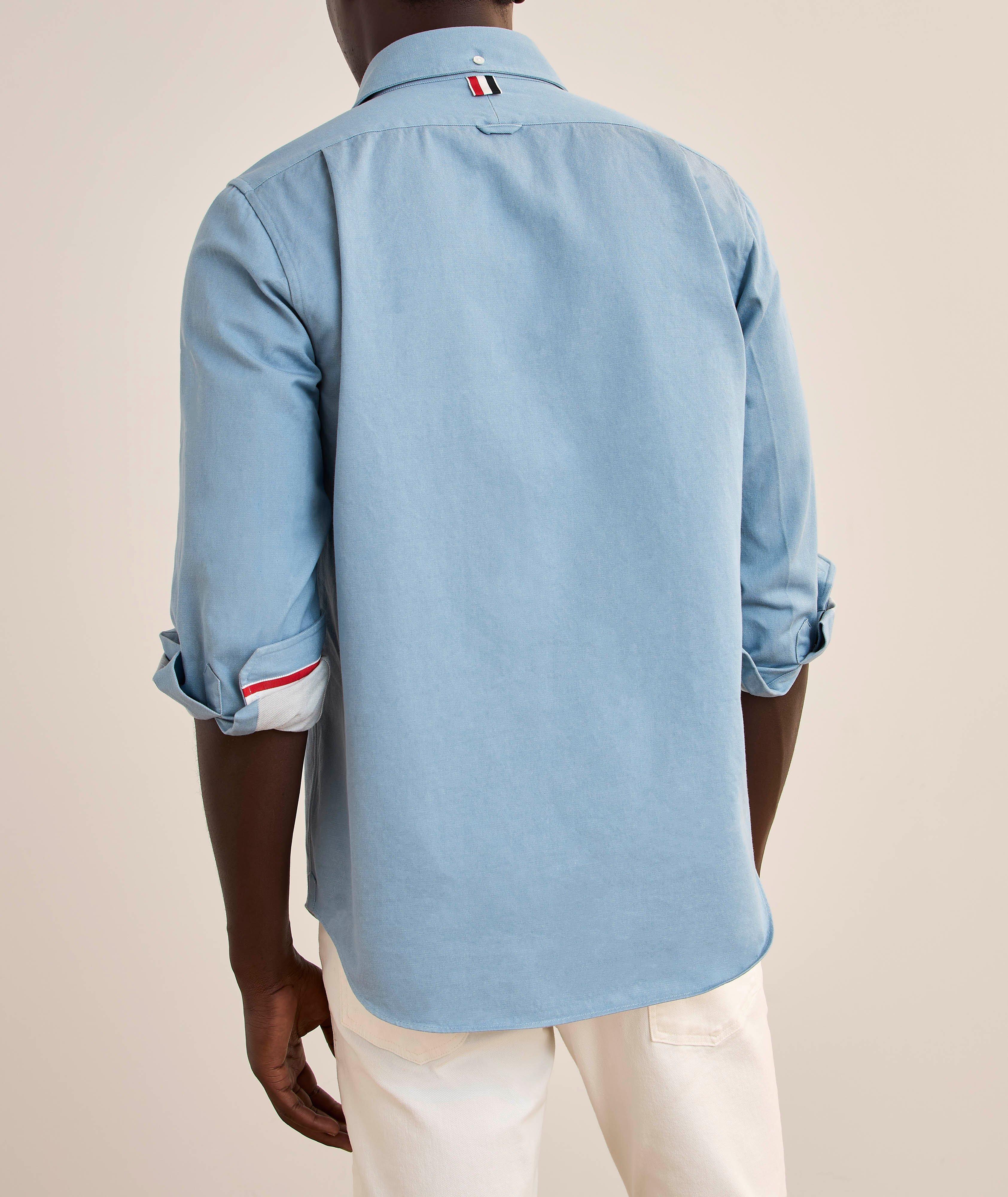 TB LS LT BLU DNM SHRT image 2