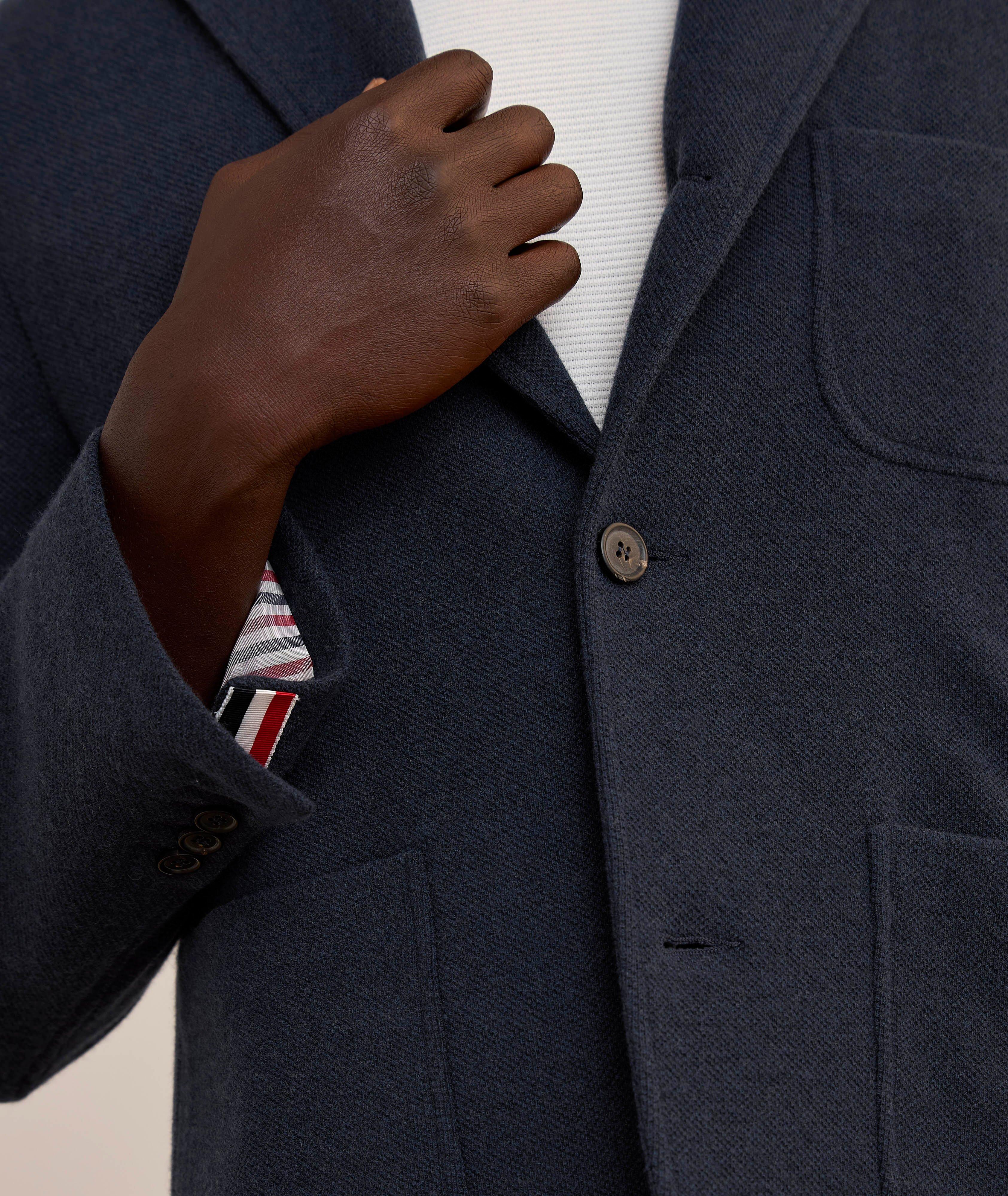 Wool-Silk-Cashmere Sack Sport Jacket  image 4