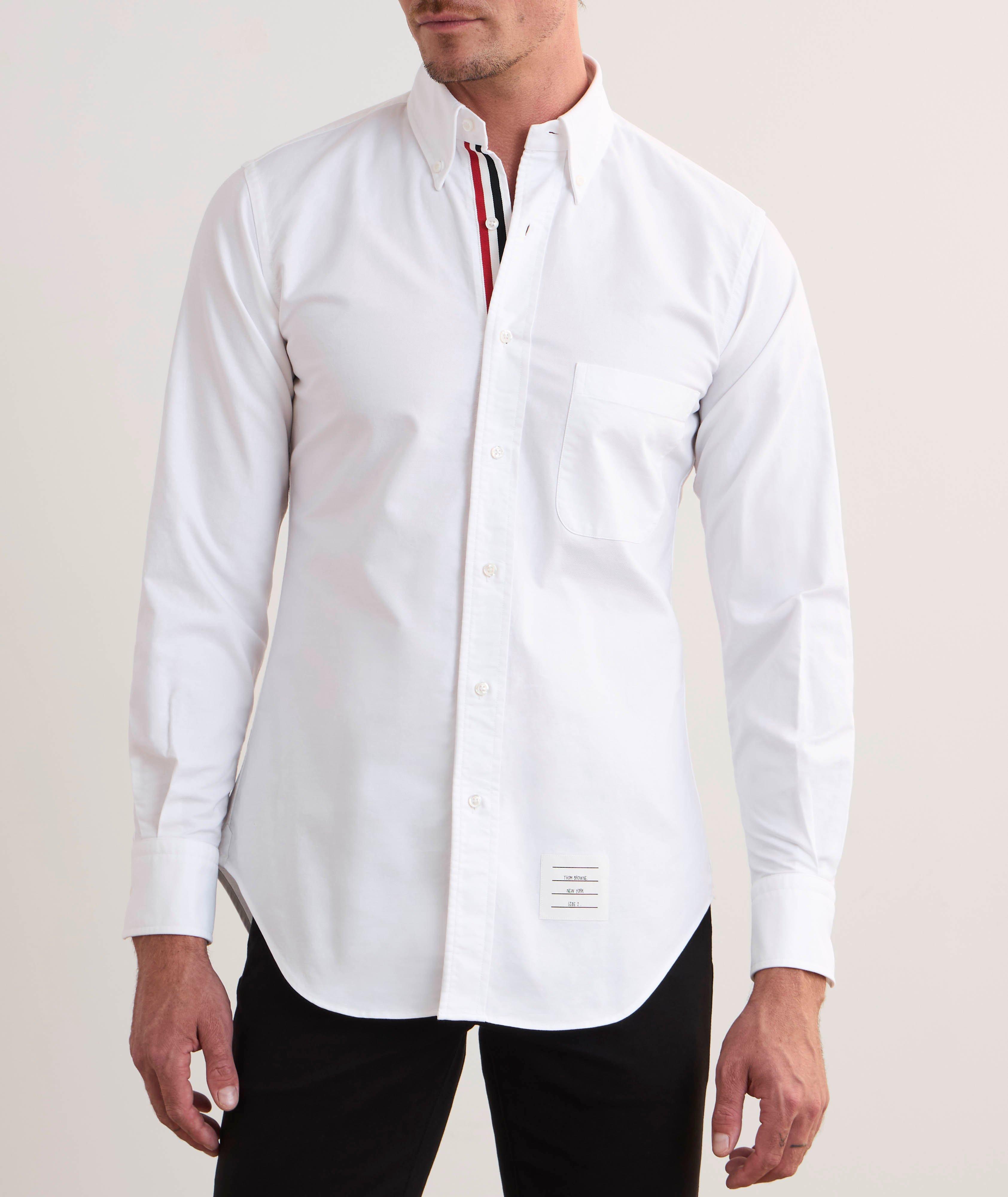 Chemise rayée en toile oxford image 1