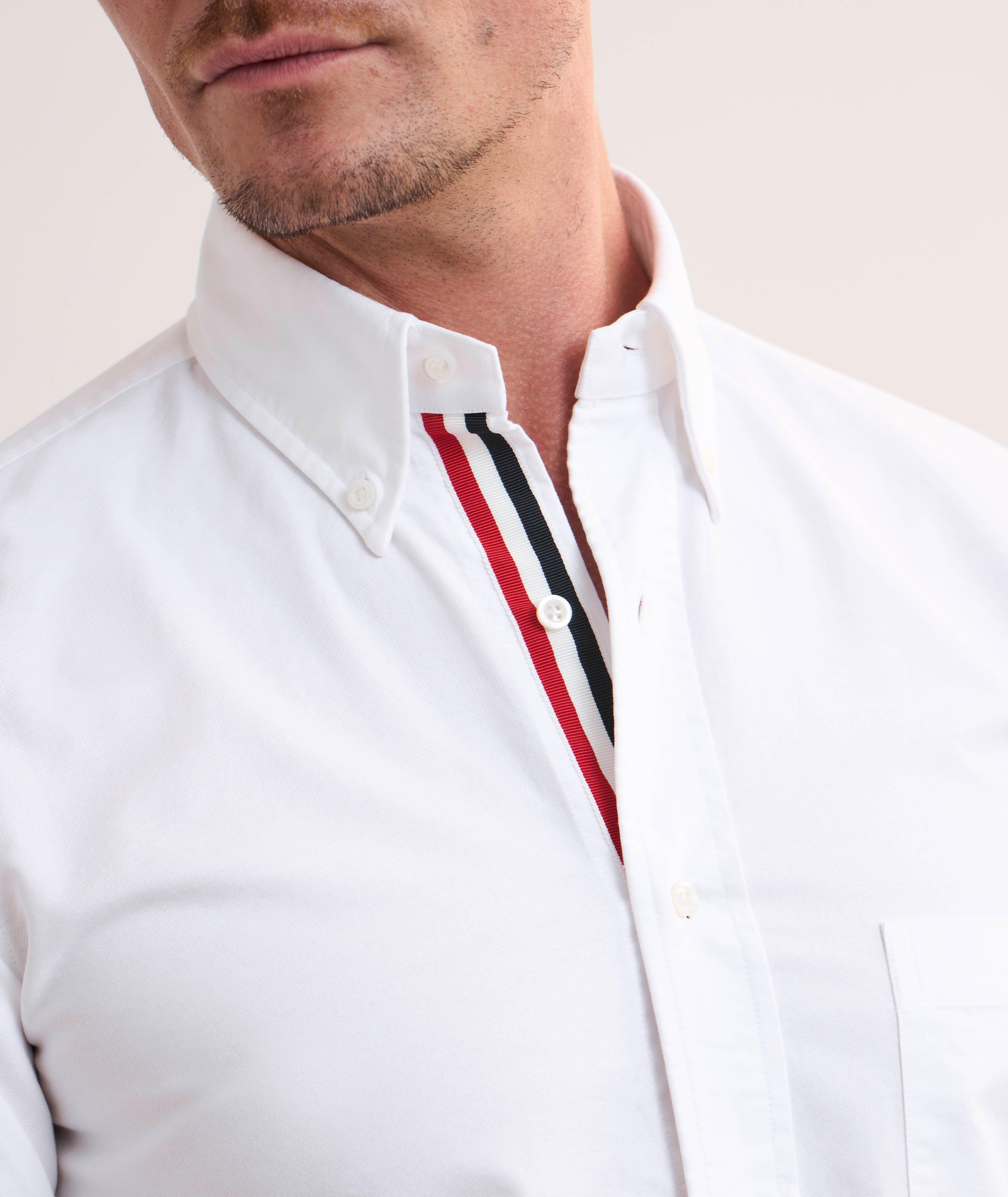 Chemise rayée en toile oxford image 3