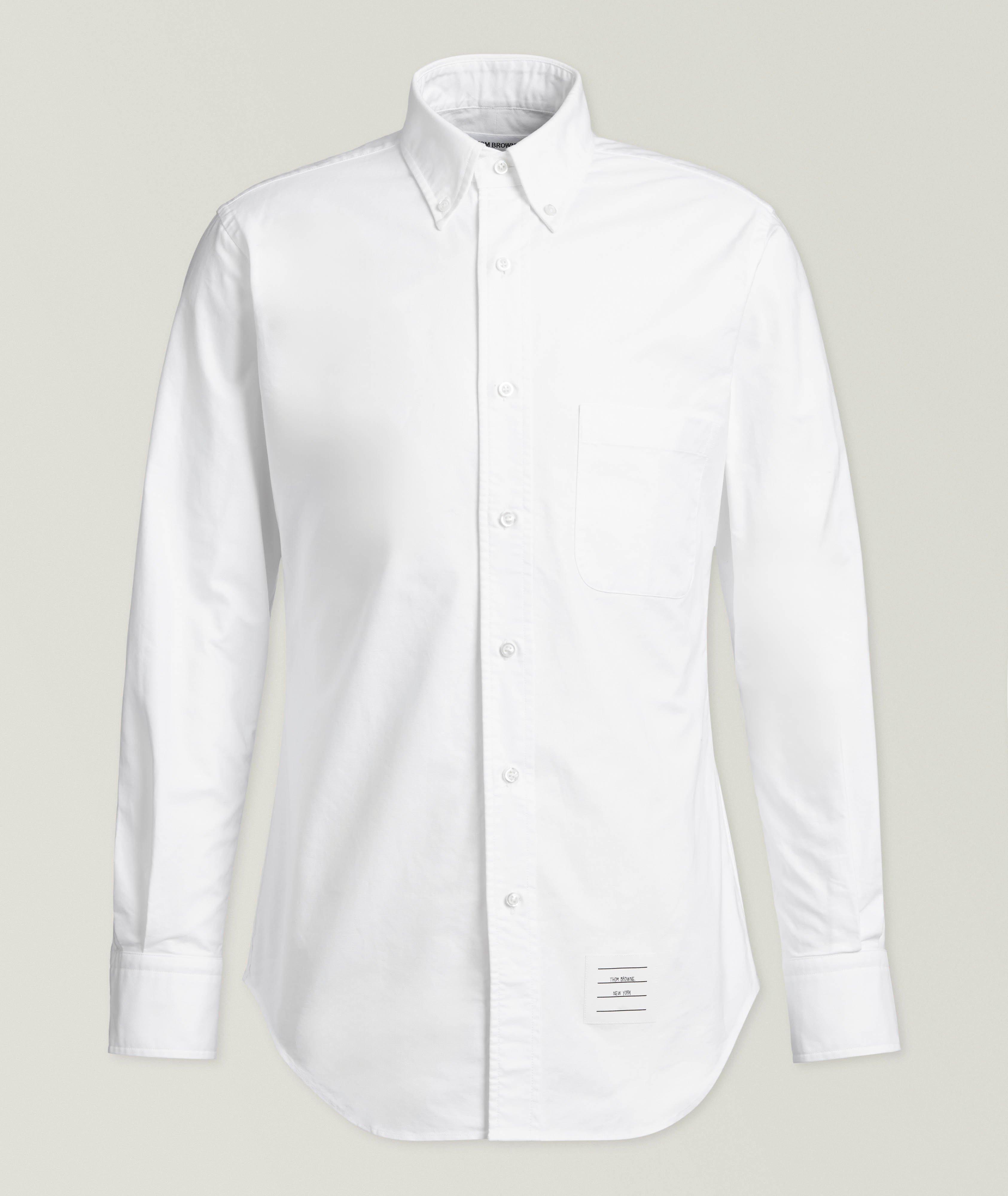 Chemise rayée en toile oxford image 0